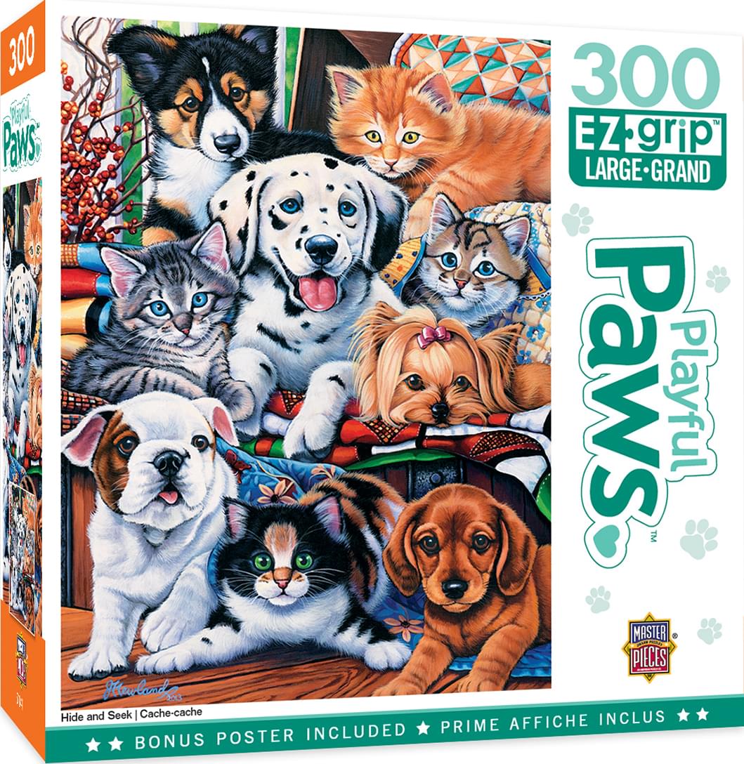 Hide and Seek 300 Piece Large EZ Grip Jigsaw Puzzle