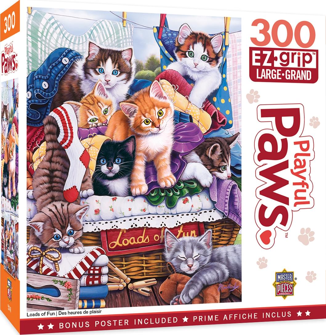 Loads of Fun 300 Piece Large EZ Grip Jigsaw Puzzle