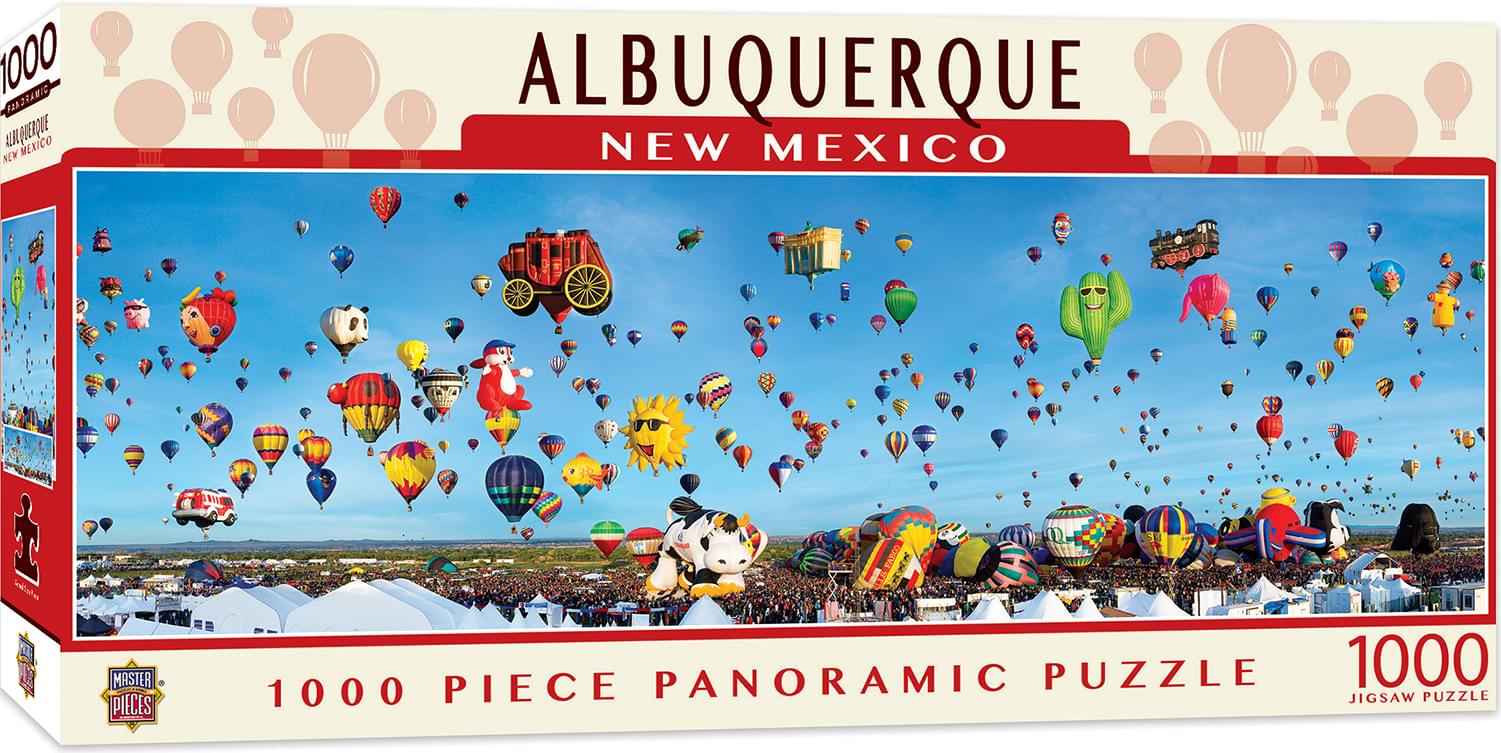 Albuquerque New Mexico 1000 Piece Panoramic Jigsaw Puzzle