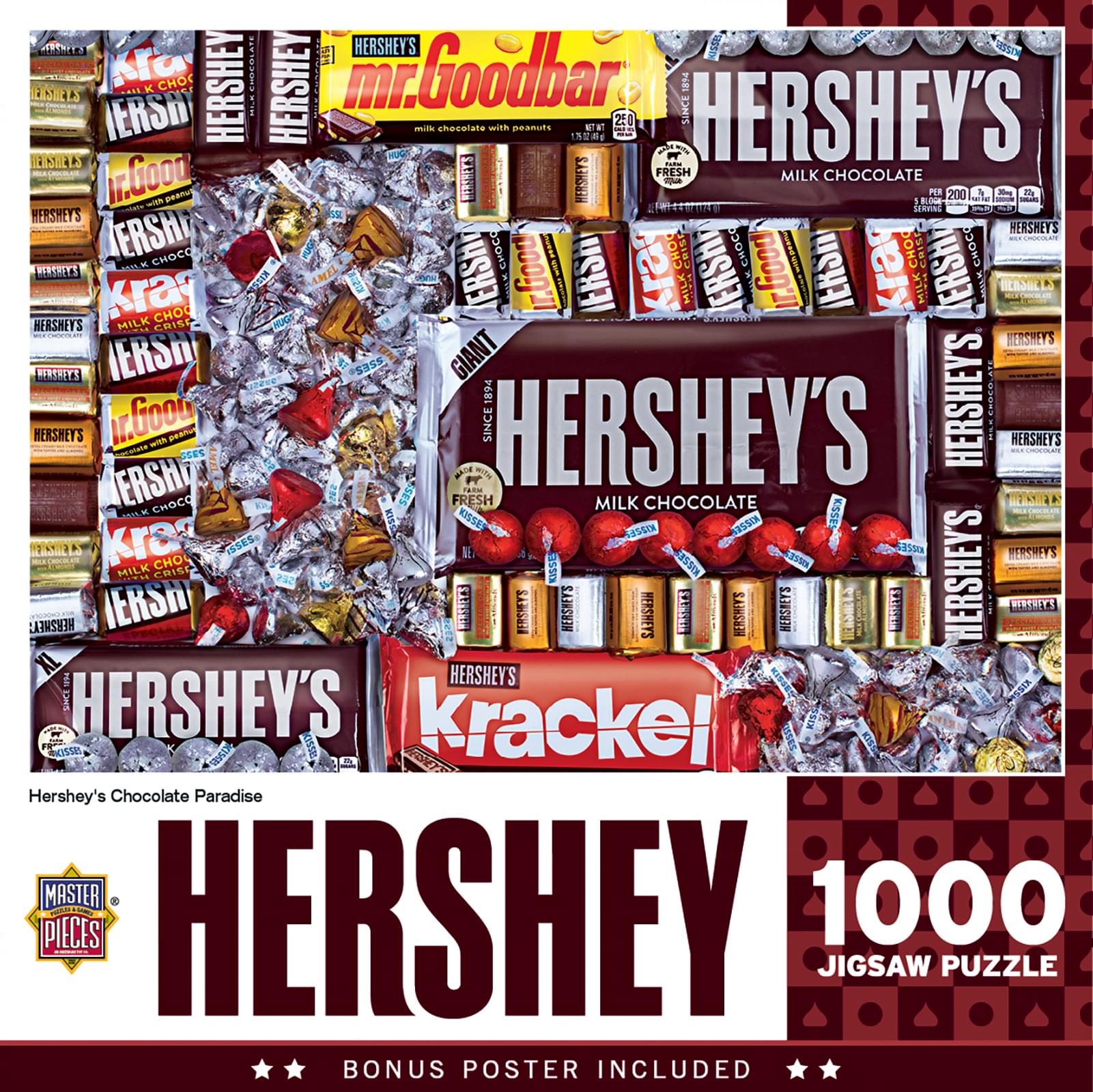 Hershey's Chocolate Paradise 1000 Piece Jigsaw Puzzle