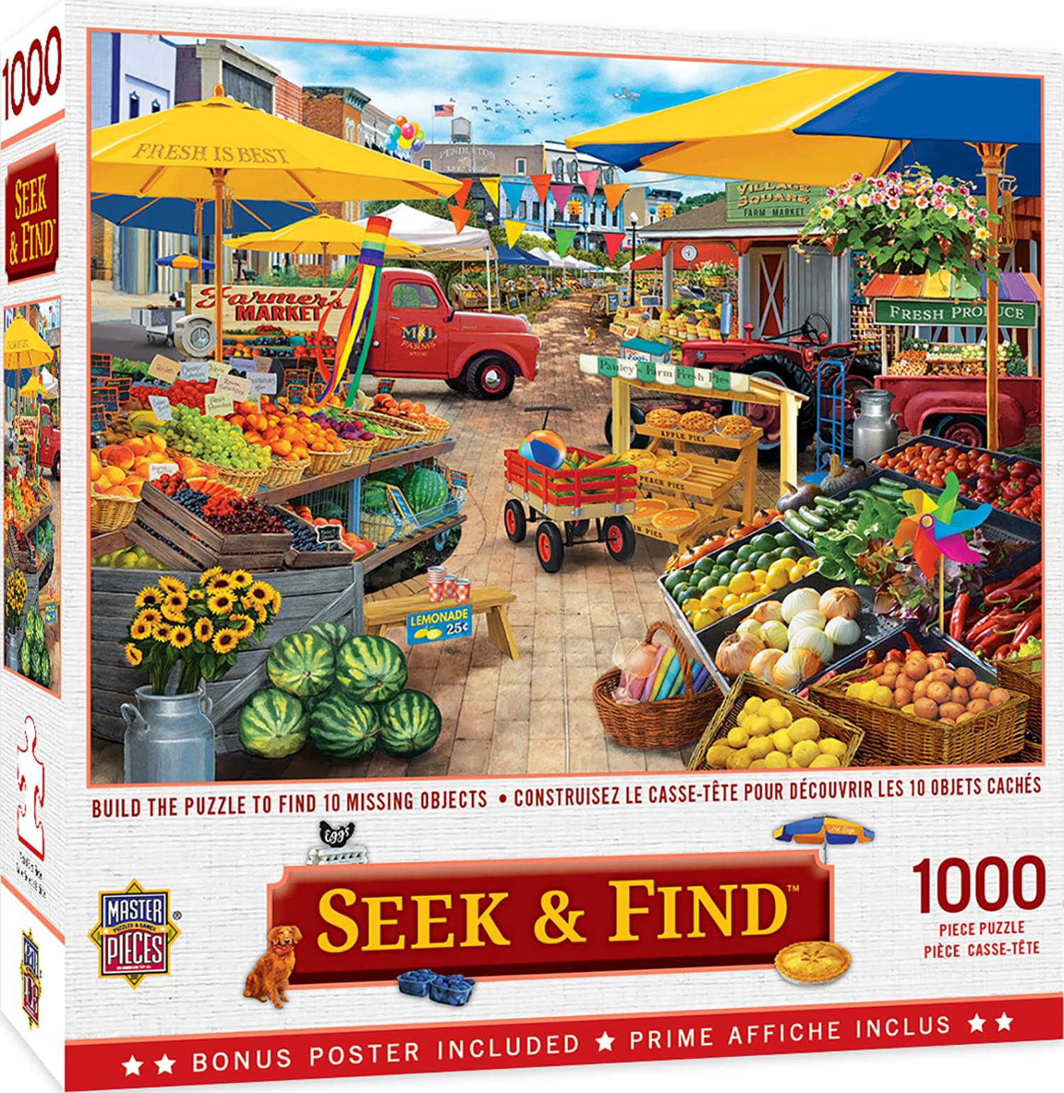 Market Square 1000 Piece Jigsaw Puzzle