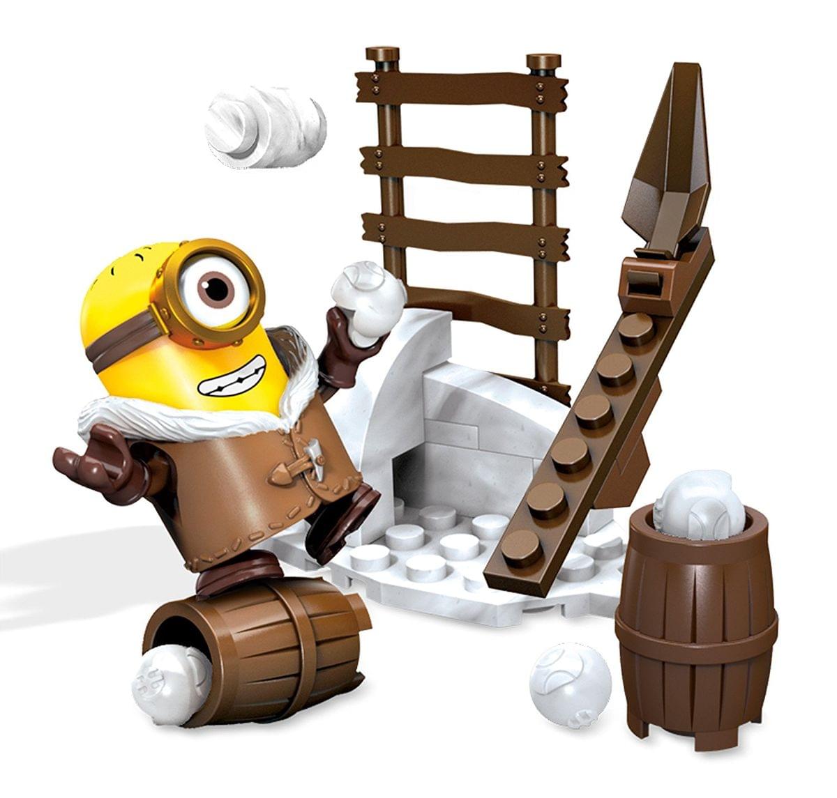 Minions Mega Bloks 26-Piece Construction Set, Snowball Fight