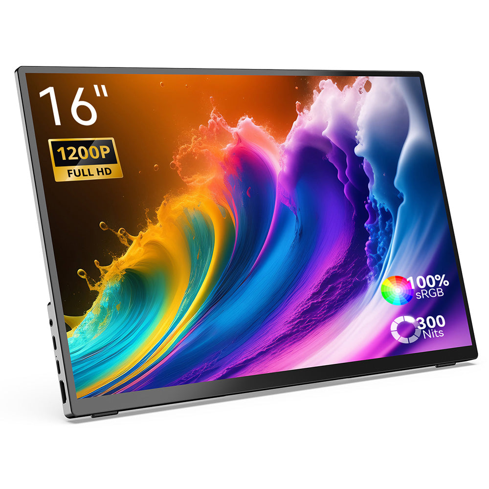 MINIX SF16T Portable Monitor 16.5 inch 1920*1200 Touchscreen 178º Viewing Angles 2*Stereo Speakers