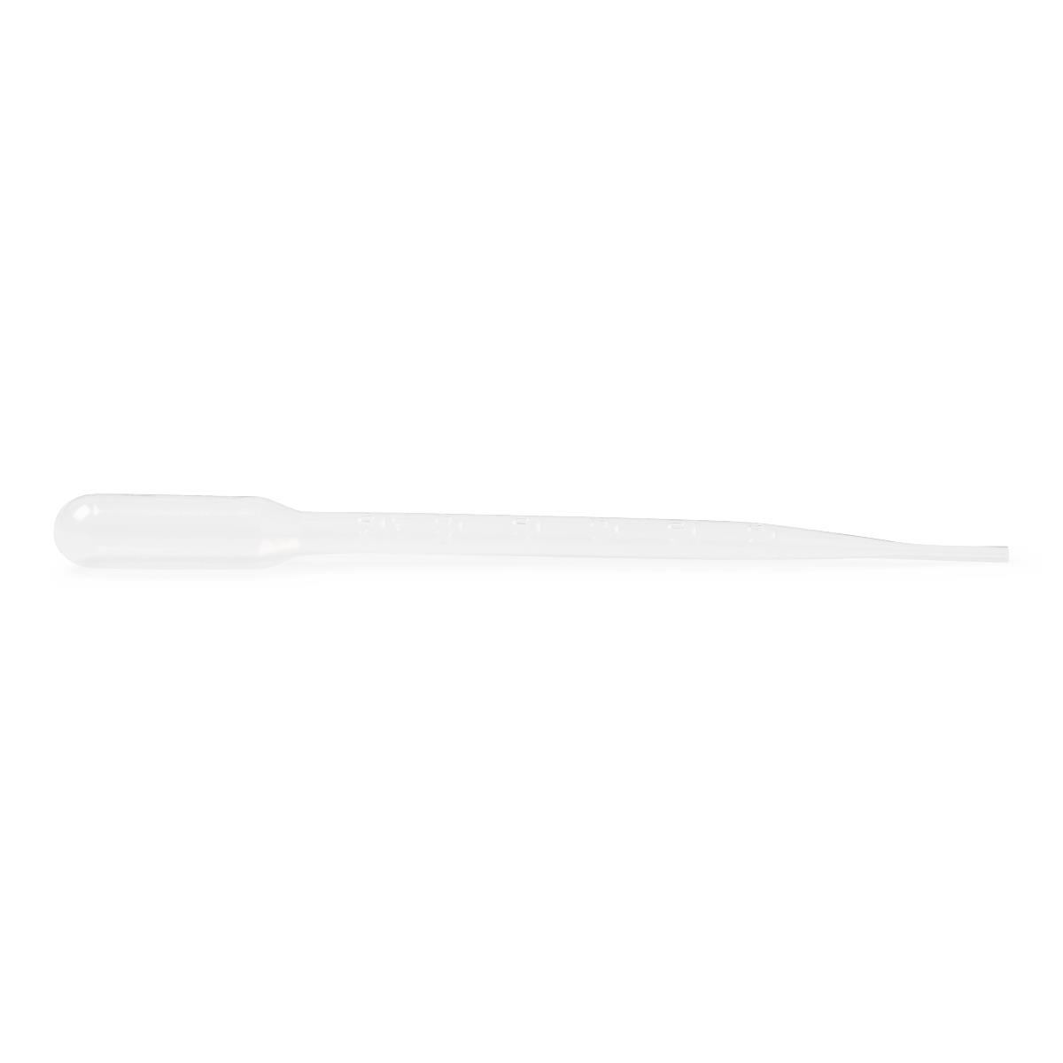 Transfer Pipette with Small Bulb and Graduated to 1 mL, 3 mL, Box of 500