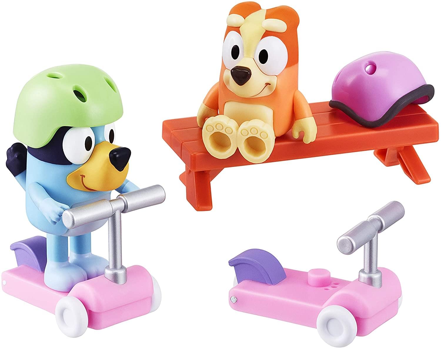 Bluey Vehicle and Figure | Bluey and Bingos Scooter Fun