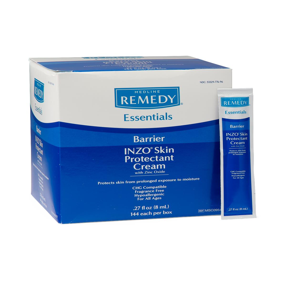 Remedy Essentials INZO Barrier Cream 8 ml Packet, Gross
