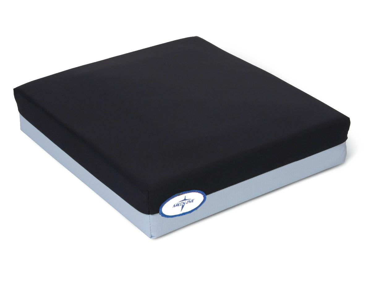Gel Foam Pressure Redistribution Cushion for Wheelchair, 16" x 16" x 3"