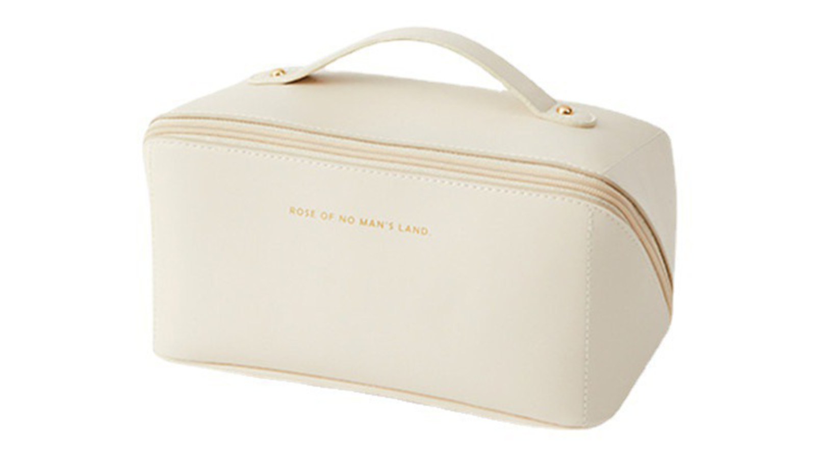 Multitasky Deluxe Travel Cosmetics Organizer Bag Cream White