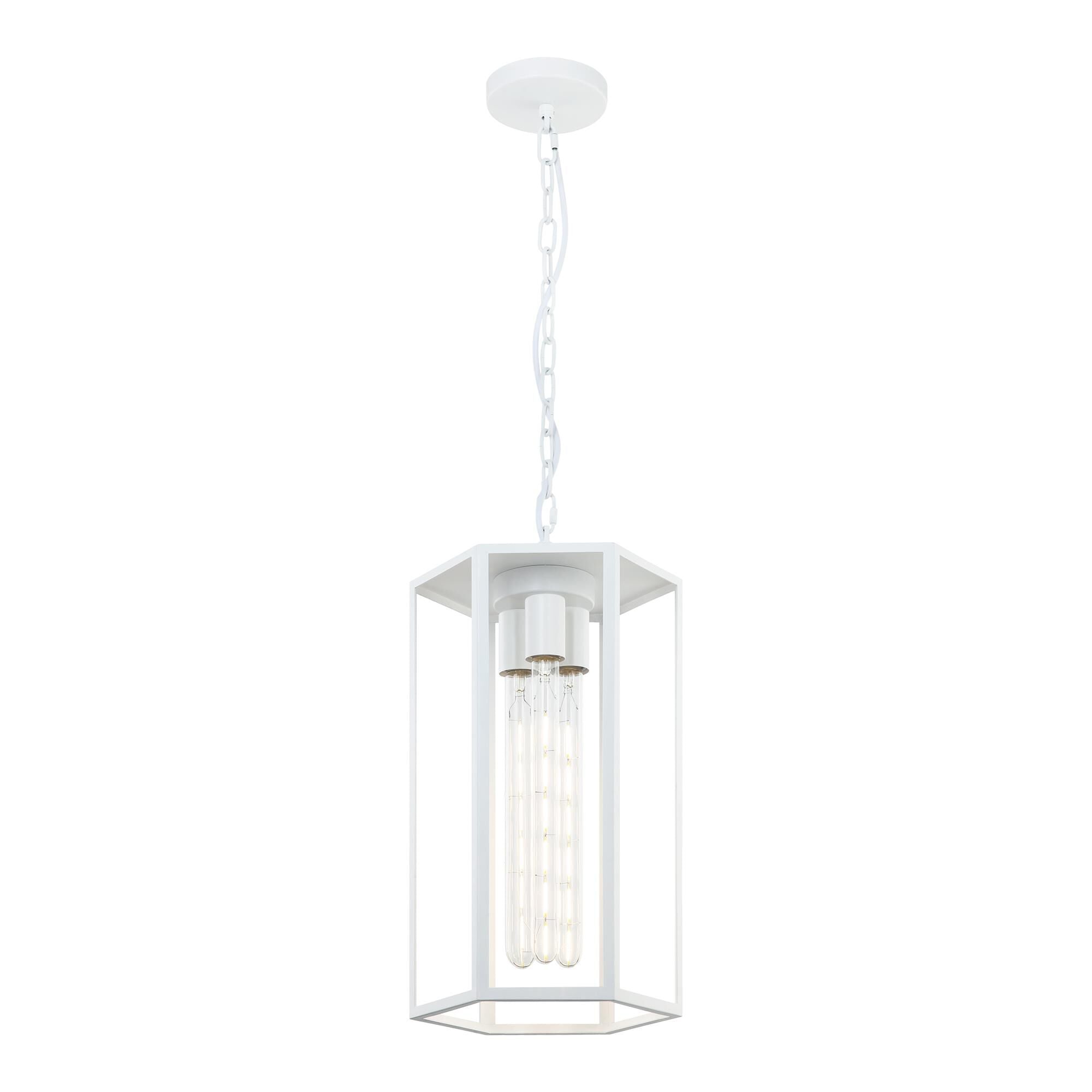 Matteo Lighting Creed 10 Inch Cage Pendant Creed - C64503WH - Modern Contemporary