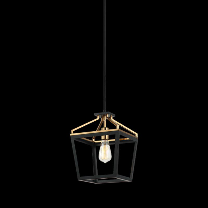Matteo Lighting Mavonshire 10 Inch Cage Pendant Mavonshire - C67001BKAG - Modern Contemporary
