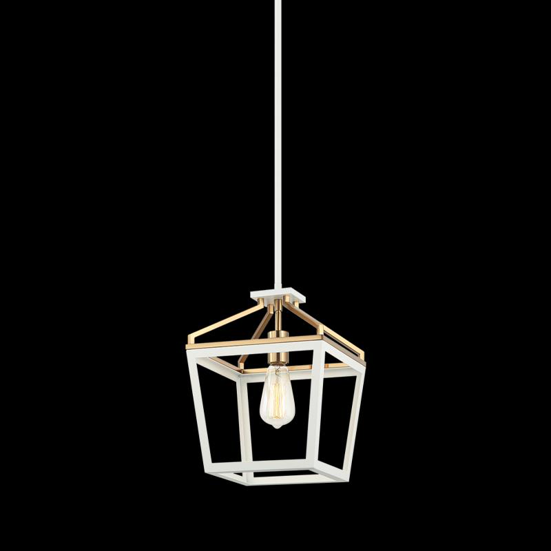 Matteo Lighting Mavonshire 10 Inch Cage Pendant Mavonshire - C67001WHAG - Modern Contemporary