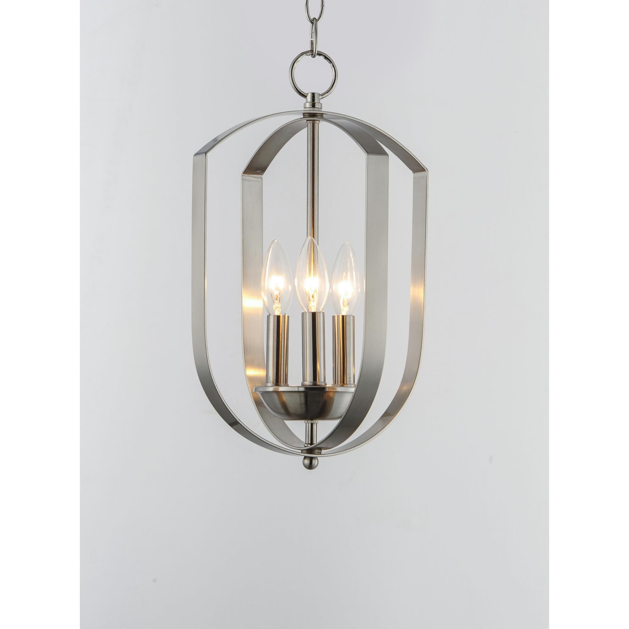 Maxim Lighting Provident 10 Inch Cage Pendant Provident - 10033SN - Transitional