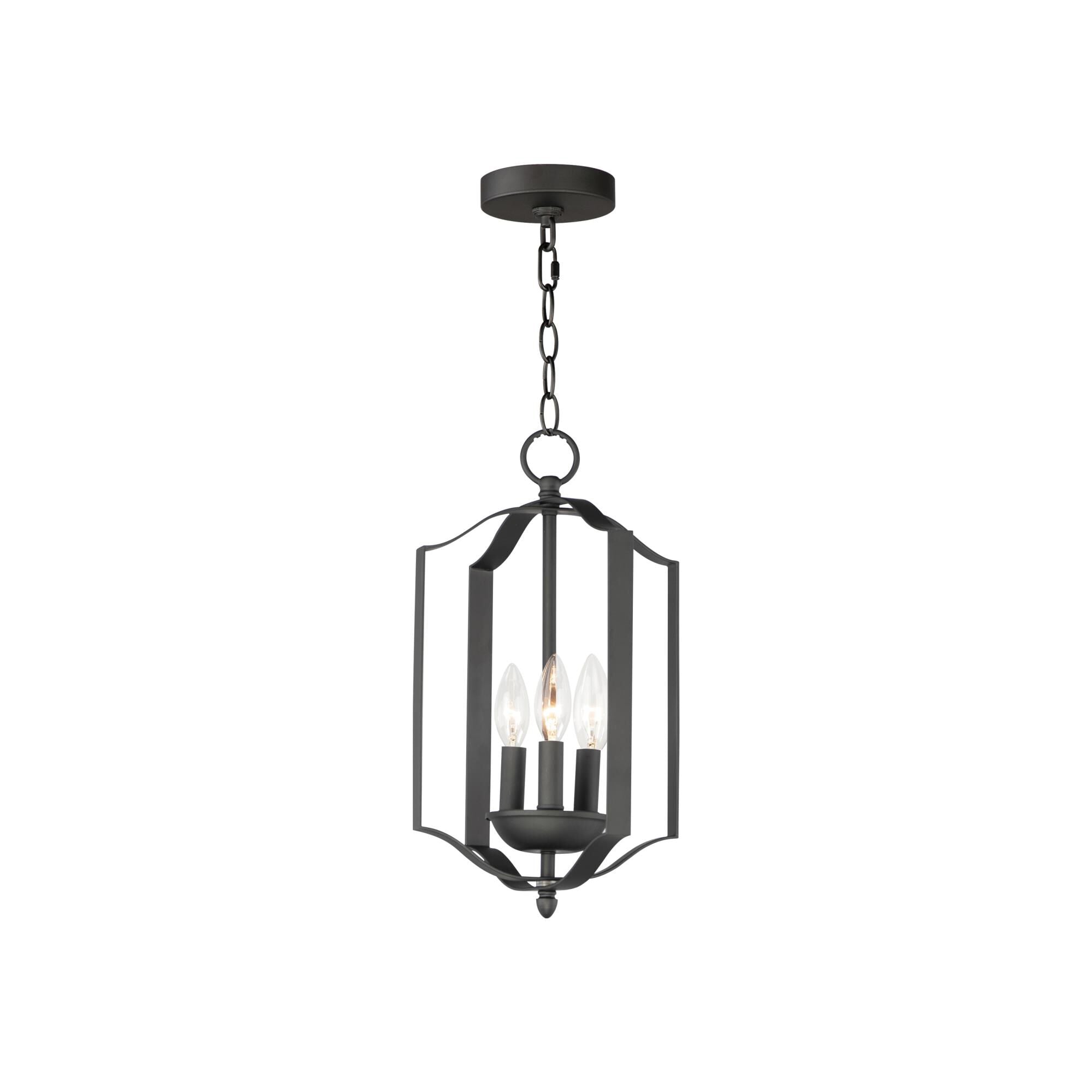 Maxim Lighting Provident 10 Inch Cage Pendant Provident - 10035BK - Transitional