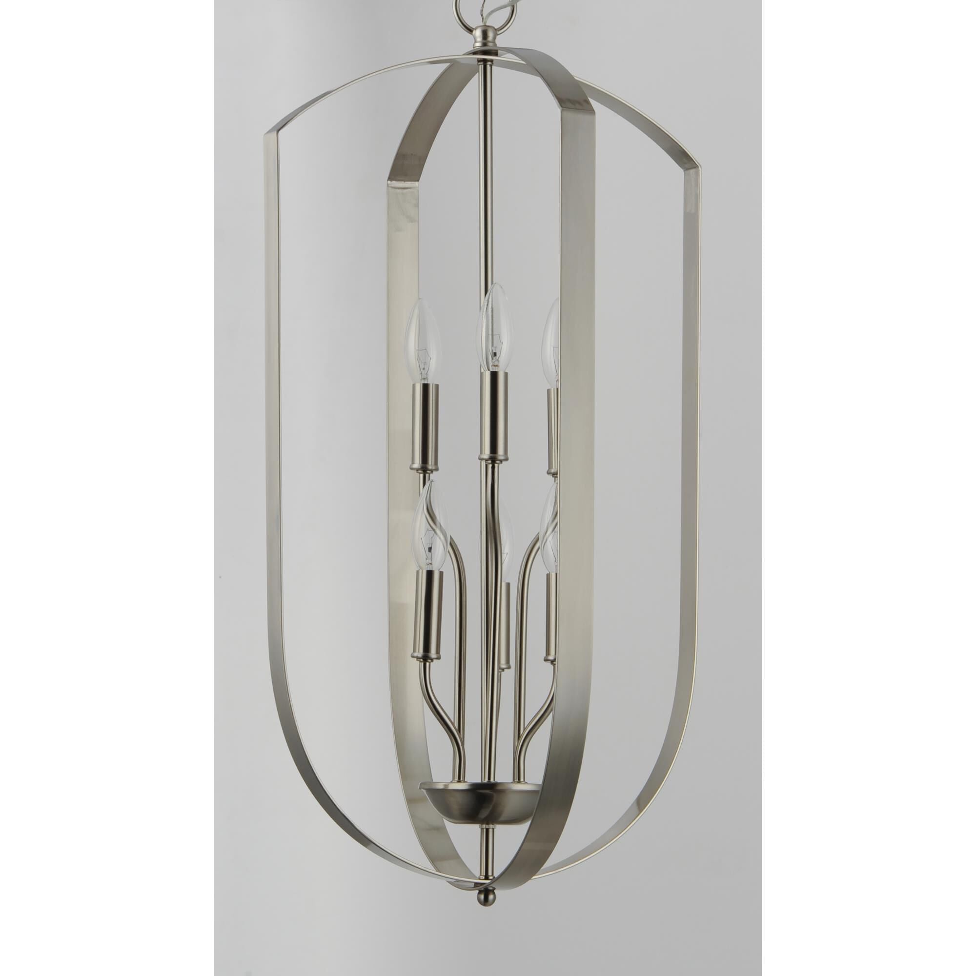 Maxim Lighting Provident 15 Inch Cage Pendant Provident - 10039SN - Transitional