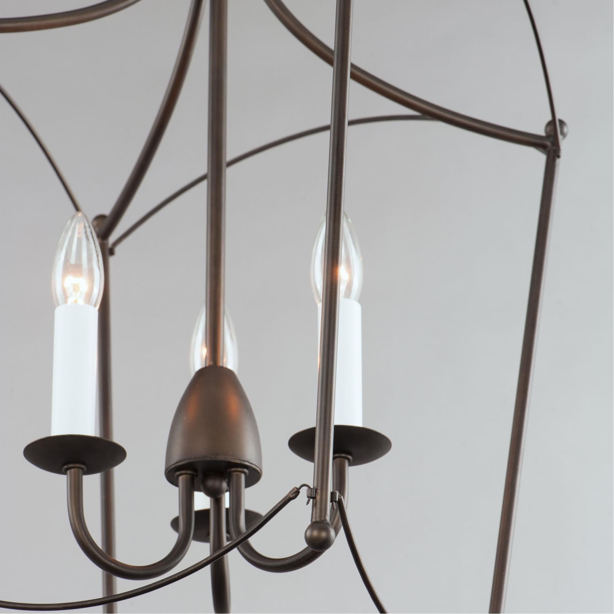 Maxim Lighting Plumette 14 Inch Cage Pendant Plumette - 12163CHB - Traditional