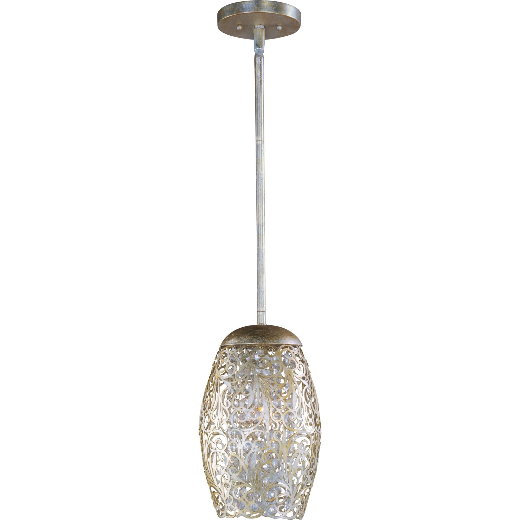Maxim Lighting Arabesque 6 Inch Mini Pendant Arabesque - 24153BCGS - Art Deco