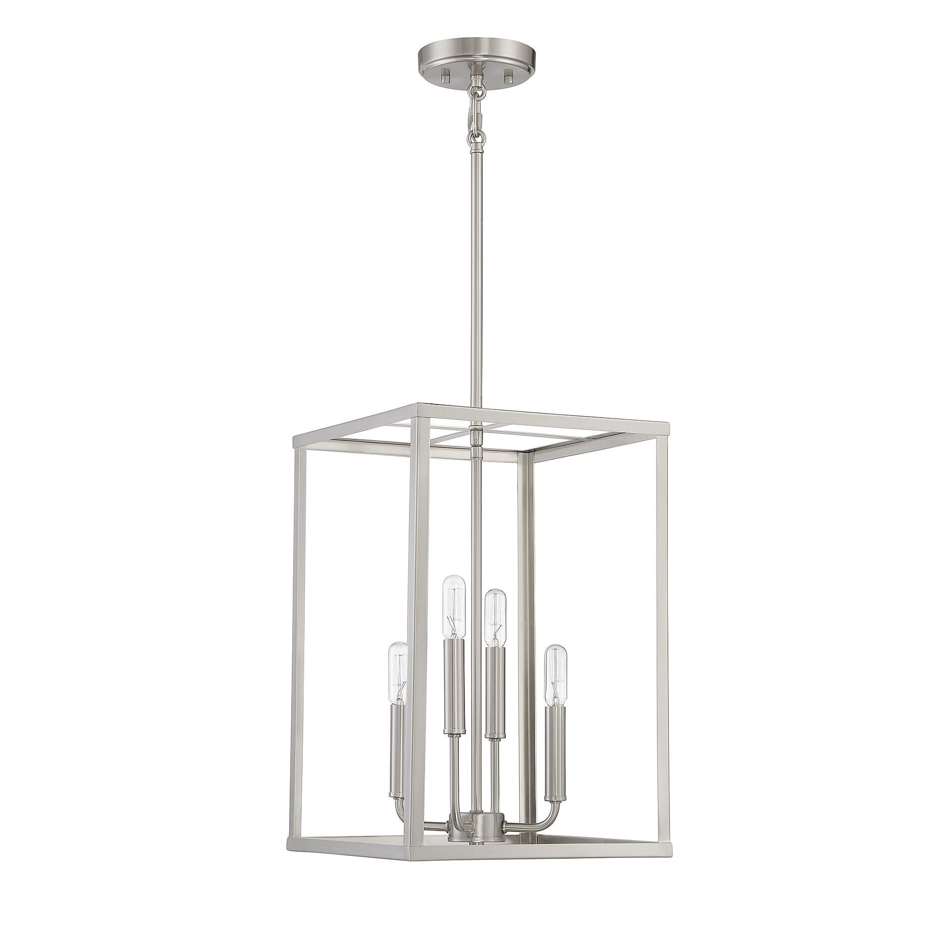 Meridian Lighting 12 Inch LED Cage Pendant - M30008BN - Traditional