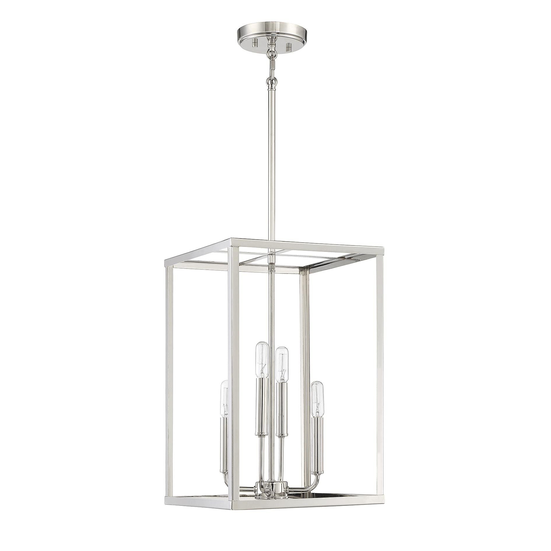 Meridian Lighting 12 Inch LED Cage Pendant - M30008PN - Traditional