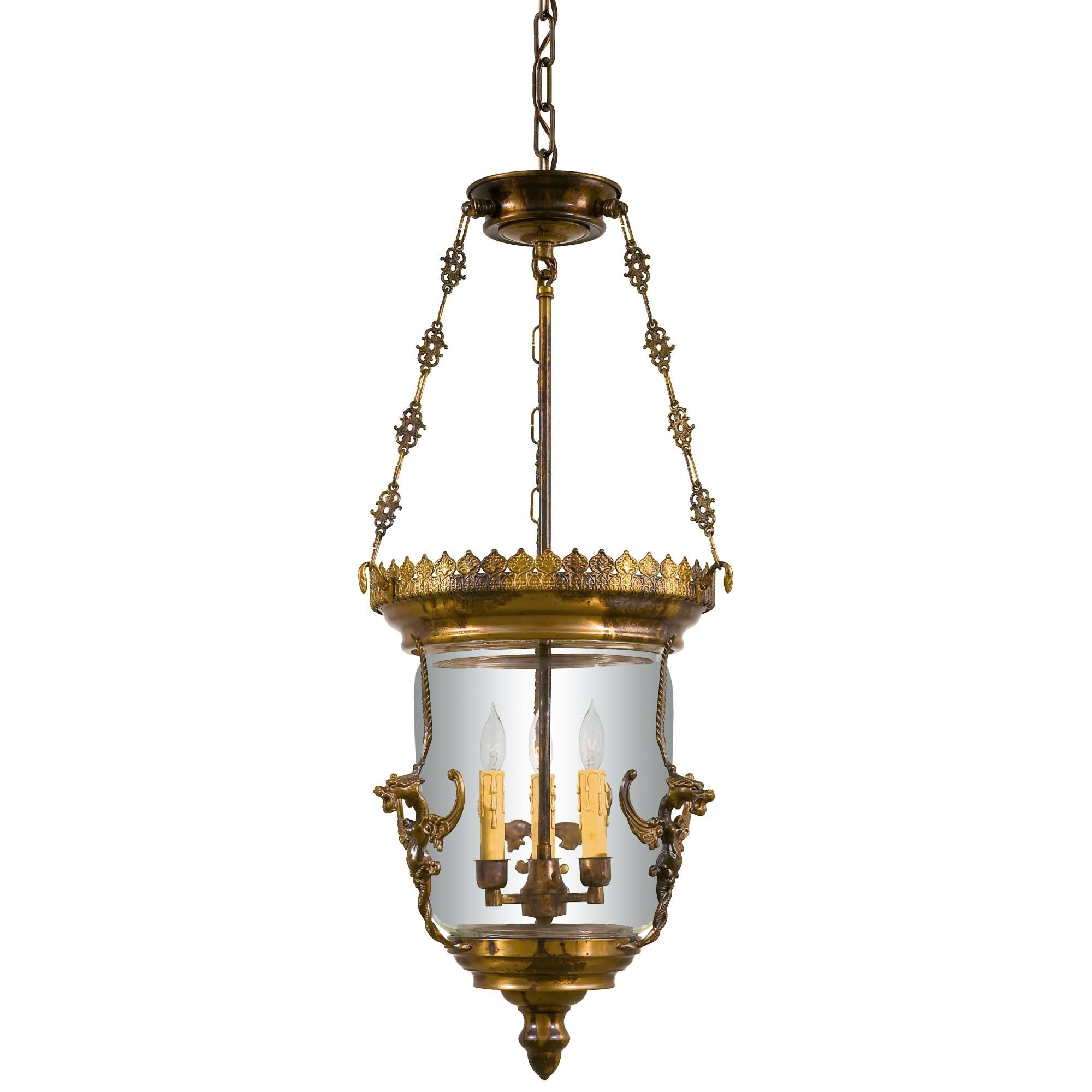 Metropolitan Lighting Vintage 14 Inch Cage Pendant Vintage - N2336-OXB - Traditional