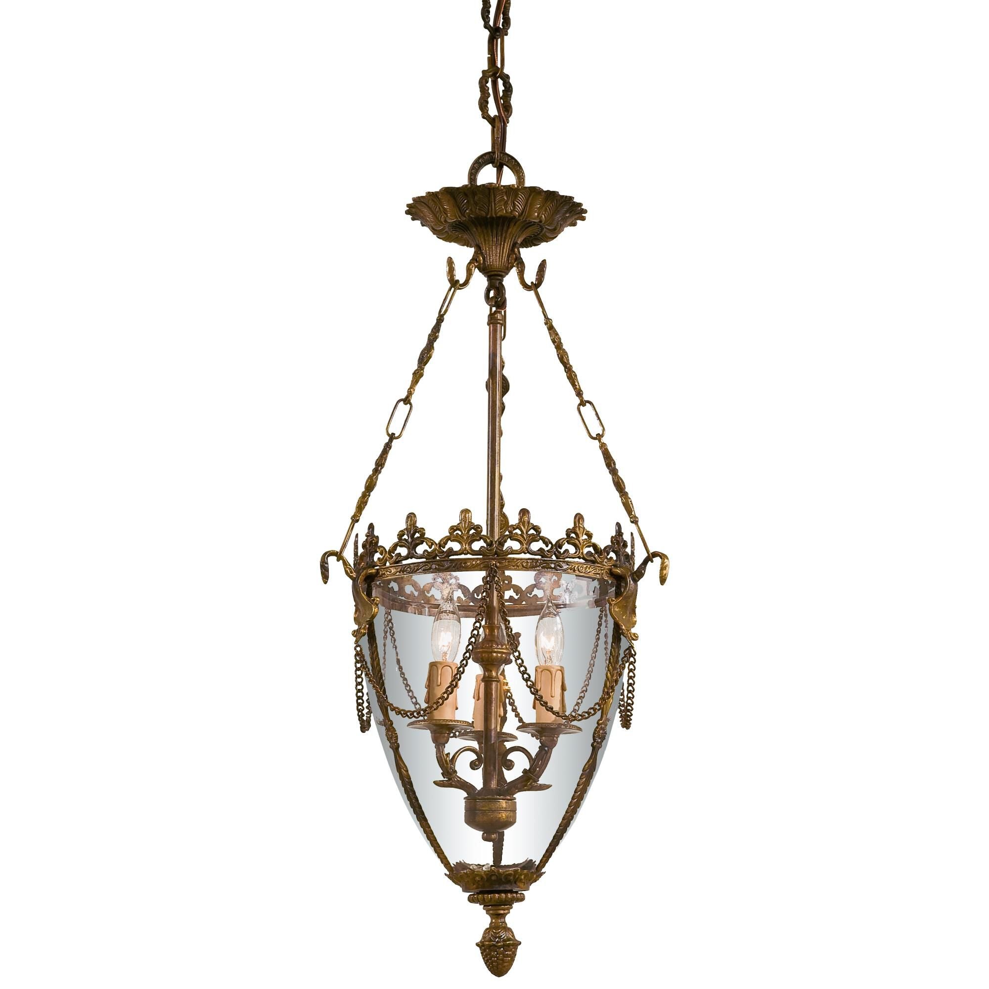 Metropolitan Lighting Vintage 12 Inch Cage Pendant Vintage - N2337-OXB - Traditional