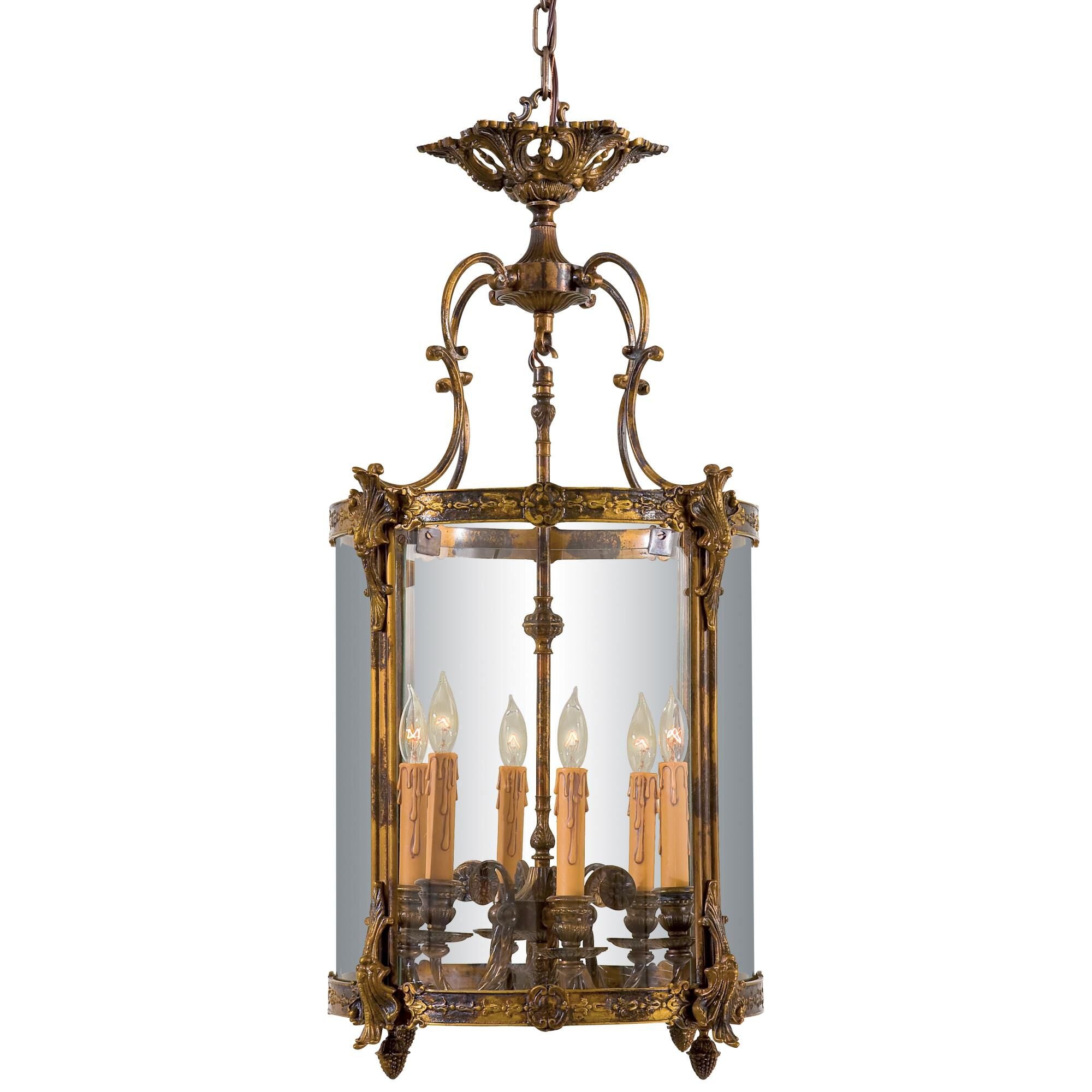 Metropolitan Lighting Vintage 17 Inch Cage Pendant Vintage - N2338-OXB - Traditional