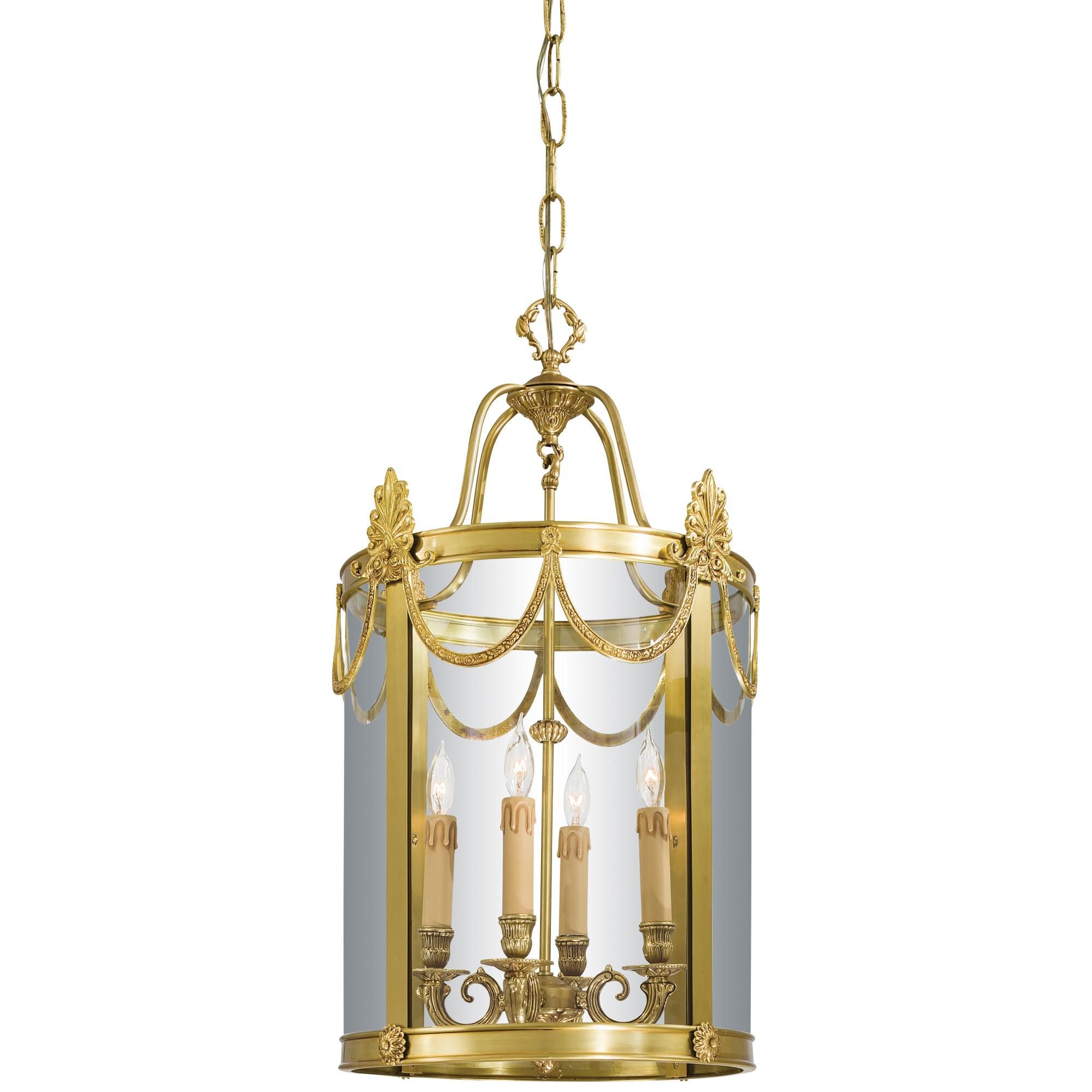 Metropolitan Lighting Vintage 15 Inch Cage Pendant Vintage - N850804 - Cast Brass