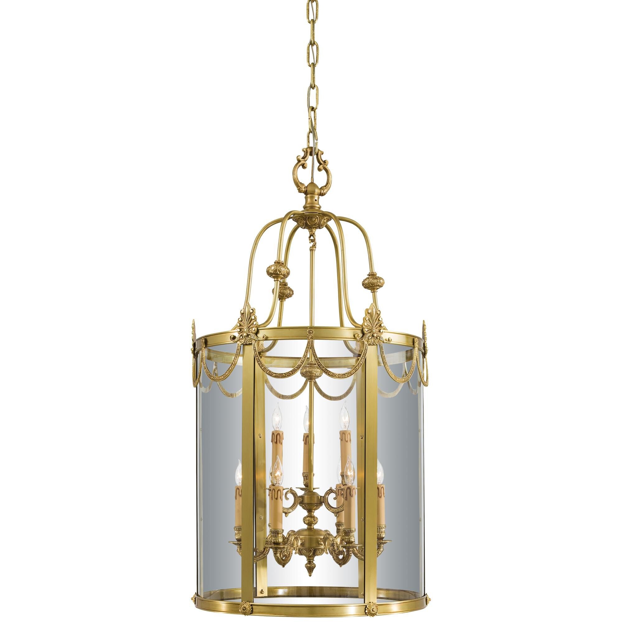 Metropolitan Lighting Vintage 23 Inch Cage Pendant Vintage - N850909 - Cast Brass
