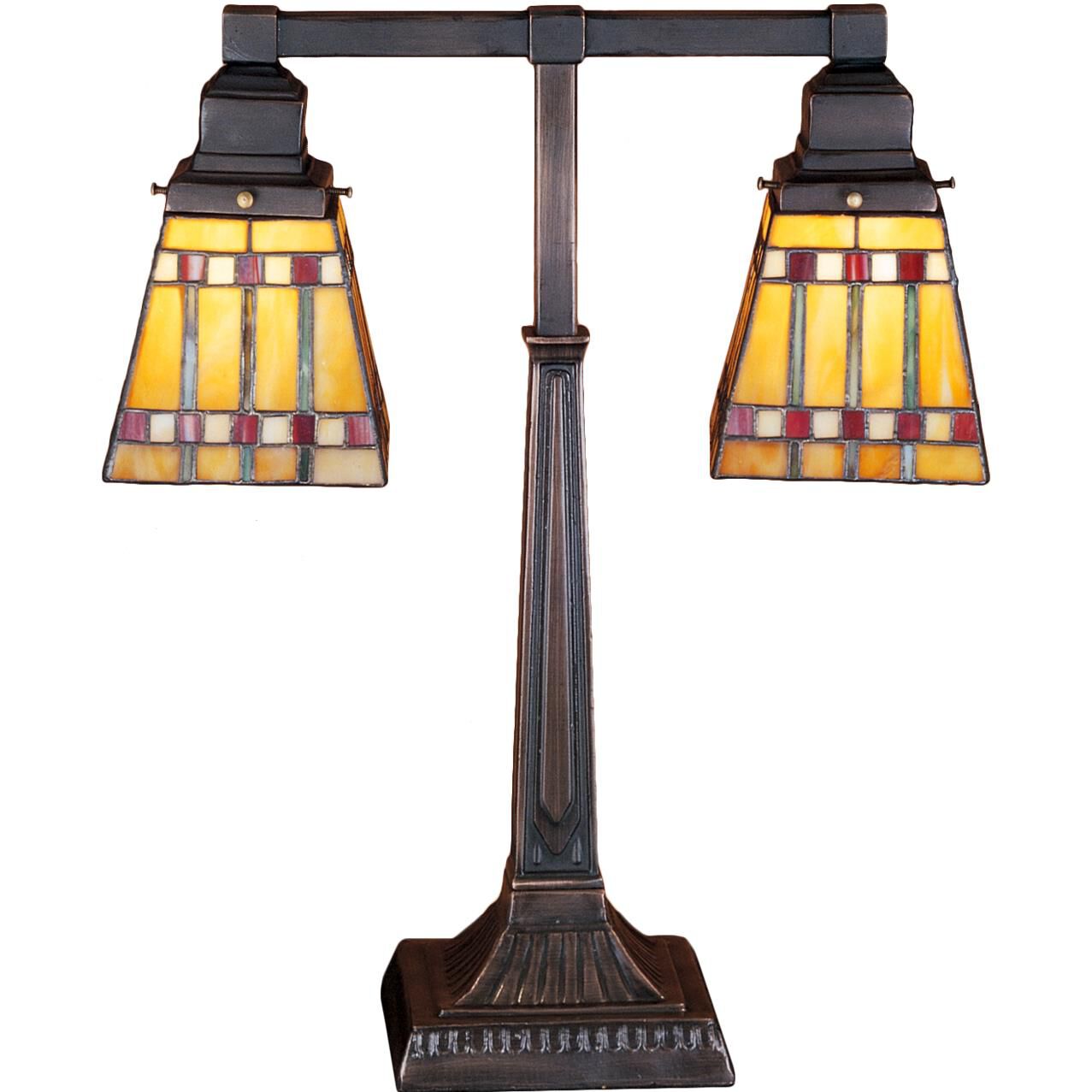 Meyda Lighting Prairie Corn 20 Inch Desk Lamp Prairie Corn - 24286 - Craftsman-Mission