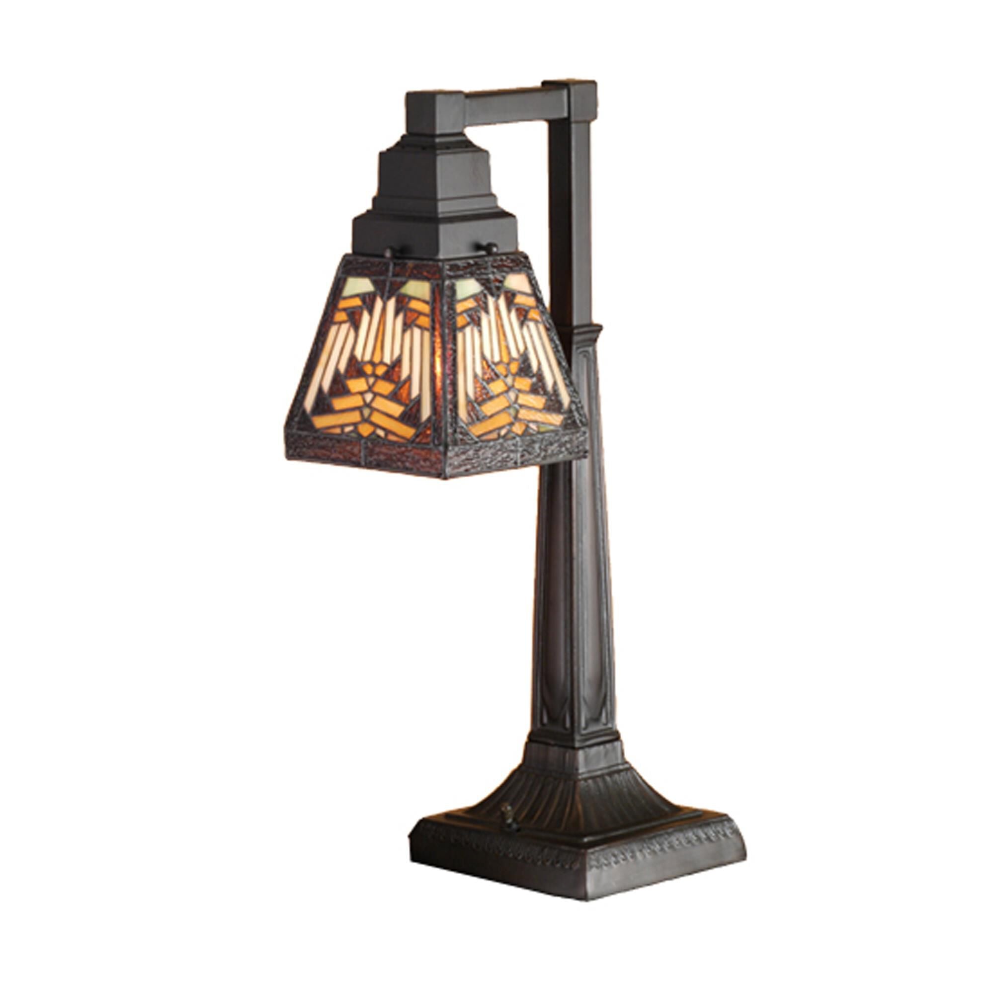 Meyda Lighting Nuevo Mission 20 Inch Desk Lamp Nuevo Mission - 66527 - Craftsman-Mission