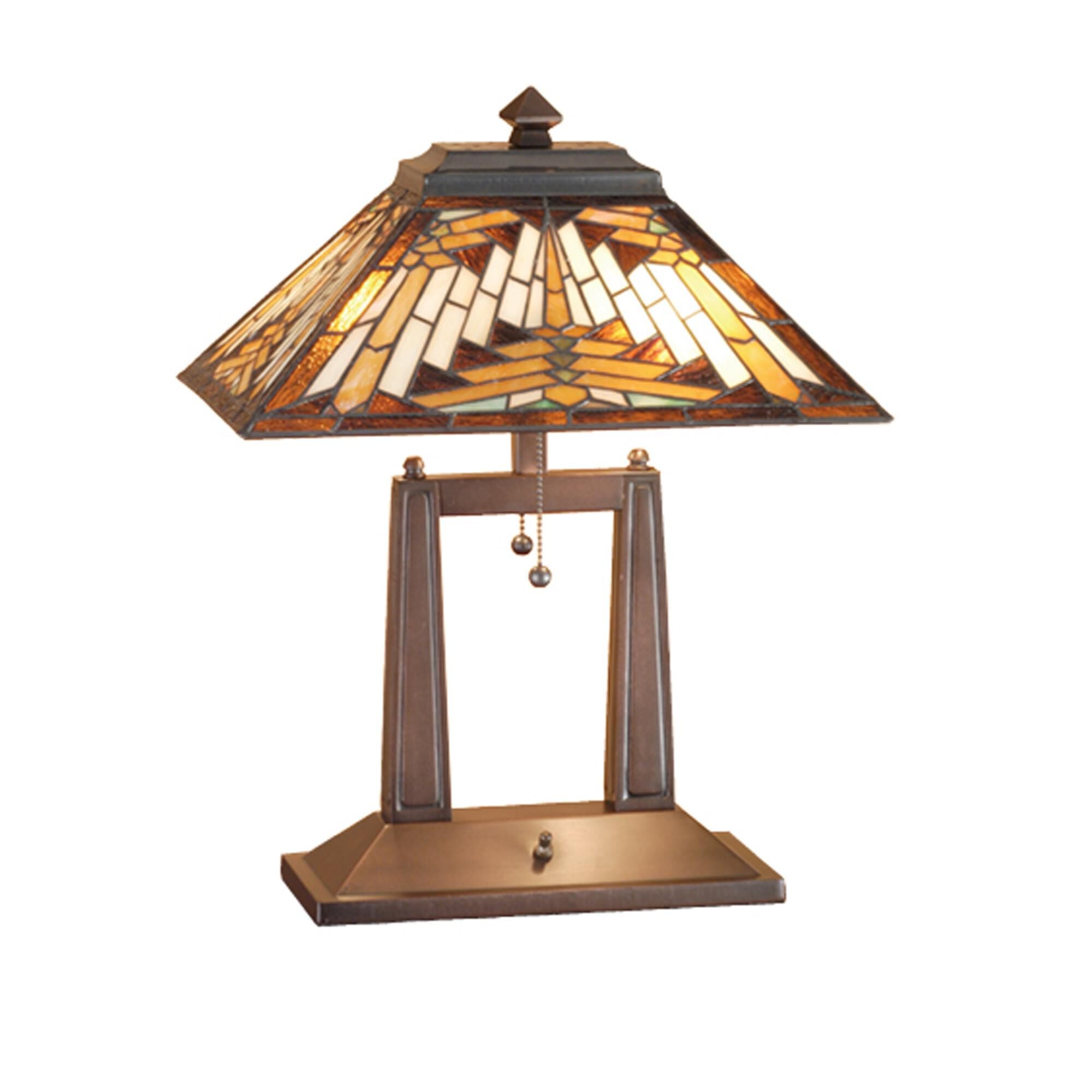 Meyda Lighting Nuevo Mission 20 Inch Desk Lamp Nuevo Mission - 66530 - Craftsman-Mission