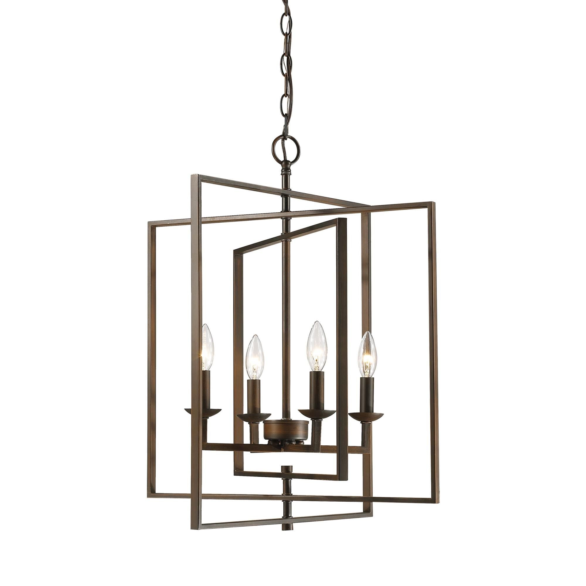 Millennium Lighting 20 Inch Cage Pendant - 3231-RBZ - Transitional