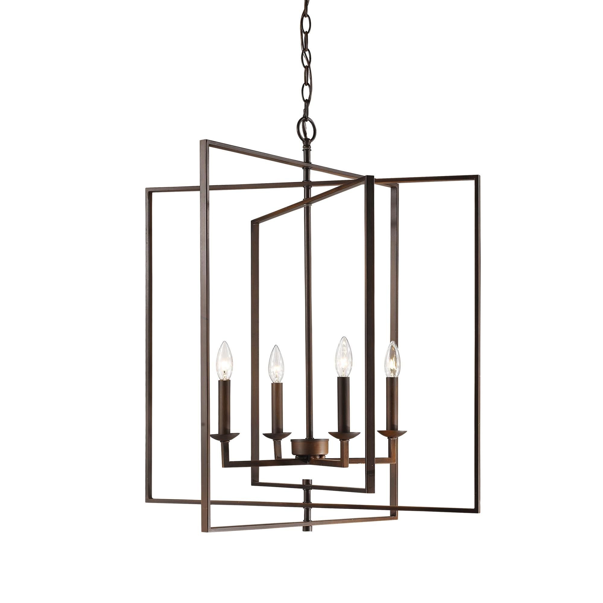 Millennium Lighting Nellis 31 Inch Cage Pendant Nellis - 3232-RBZ - Art Deco