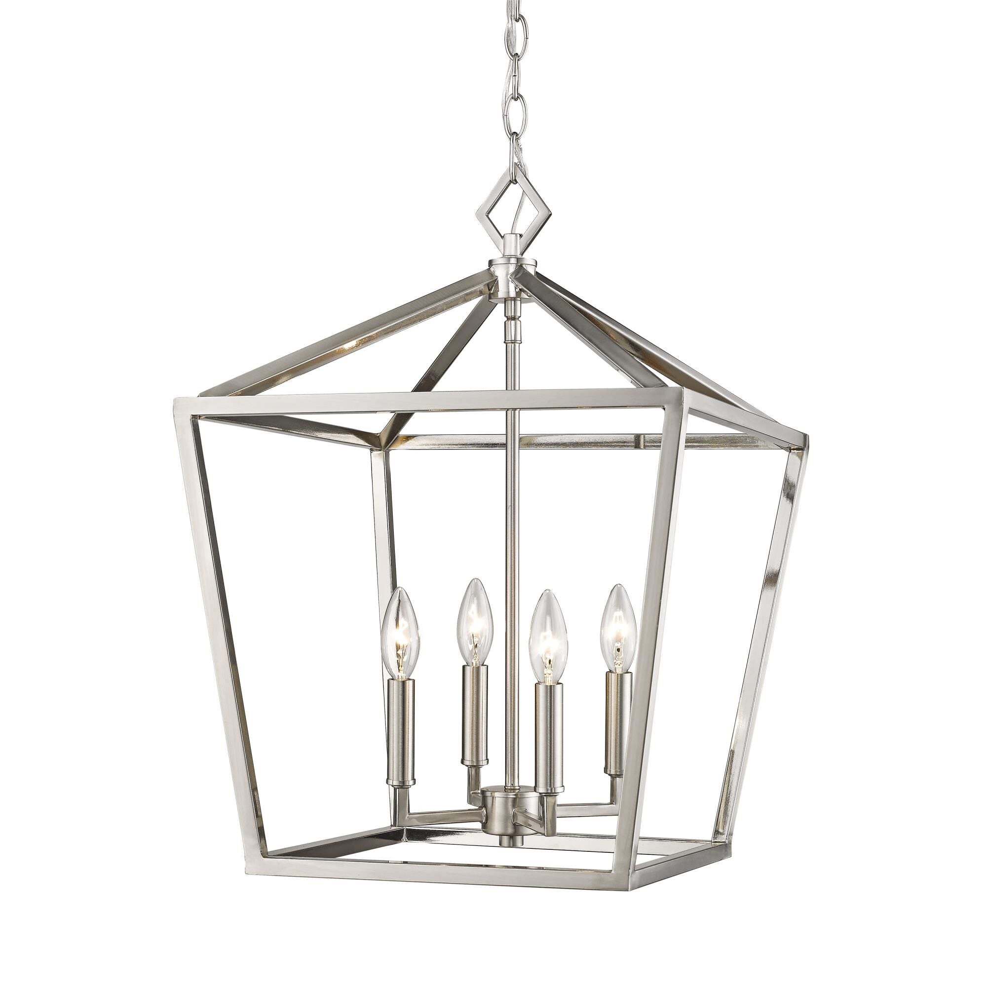 Millennium Lighting 16 Inch Cage Pendant - 3244-SN - Transitional