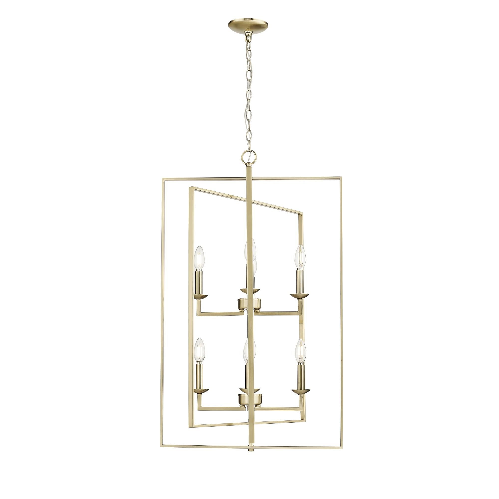 Millennium Lighting Nellis 36 Inch Cage Pendant Nellis - 3248-MG - Art Deco