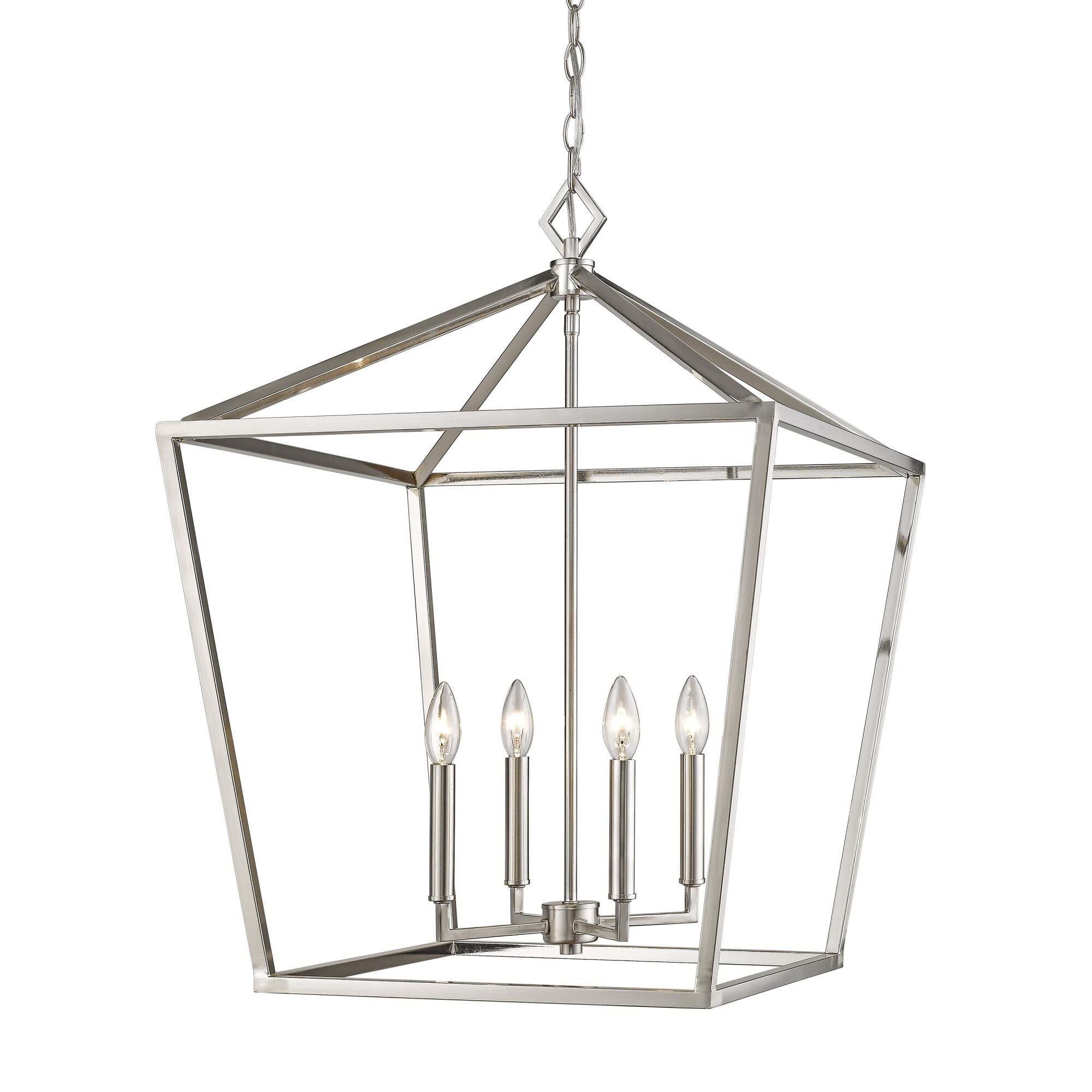 Millennium Lighting 20 Inch Cage Pendant - 3254-SN - Modern Contemporary