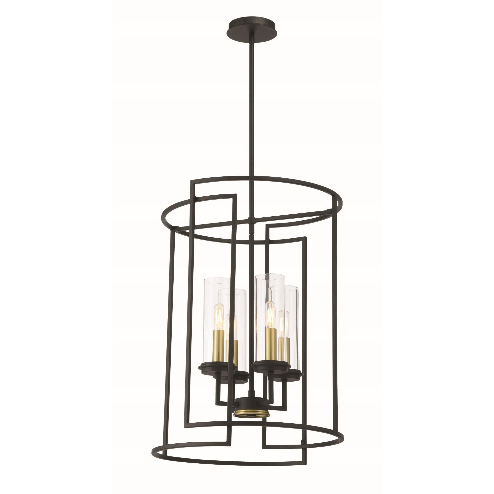 Minka Lavery Hillstone 18 Inch Cage Pendant Hillstone - 3205-781 - Modern Contemporary