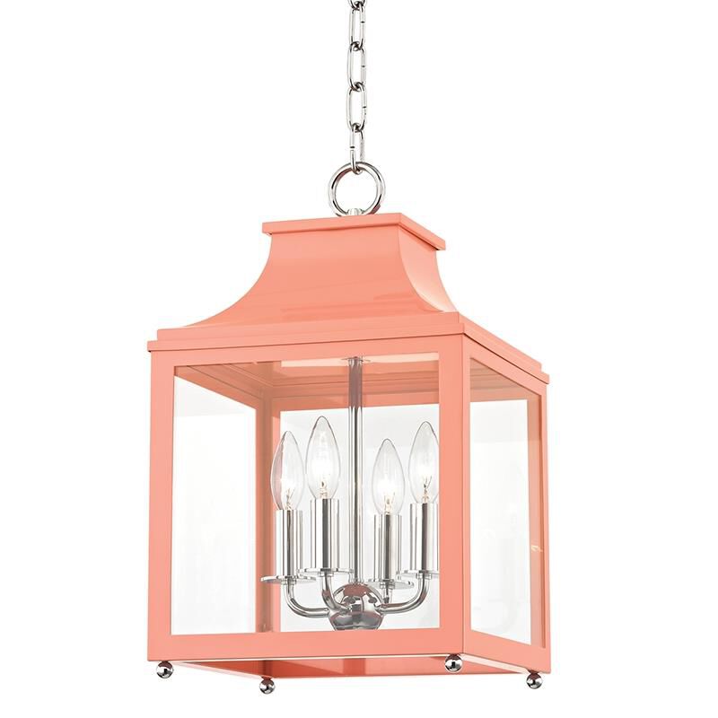 Mitzi Leigh 11.25 Inch Cage Pendant Leigh - H259704S-PN-PK - Transitional