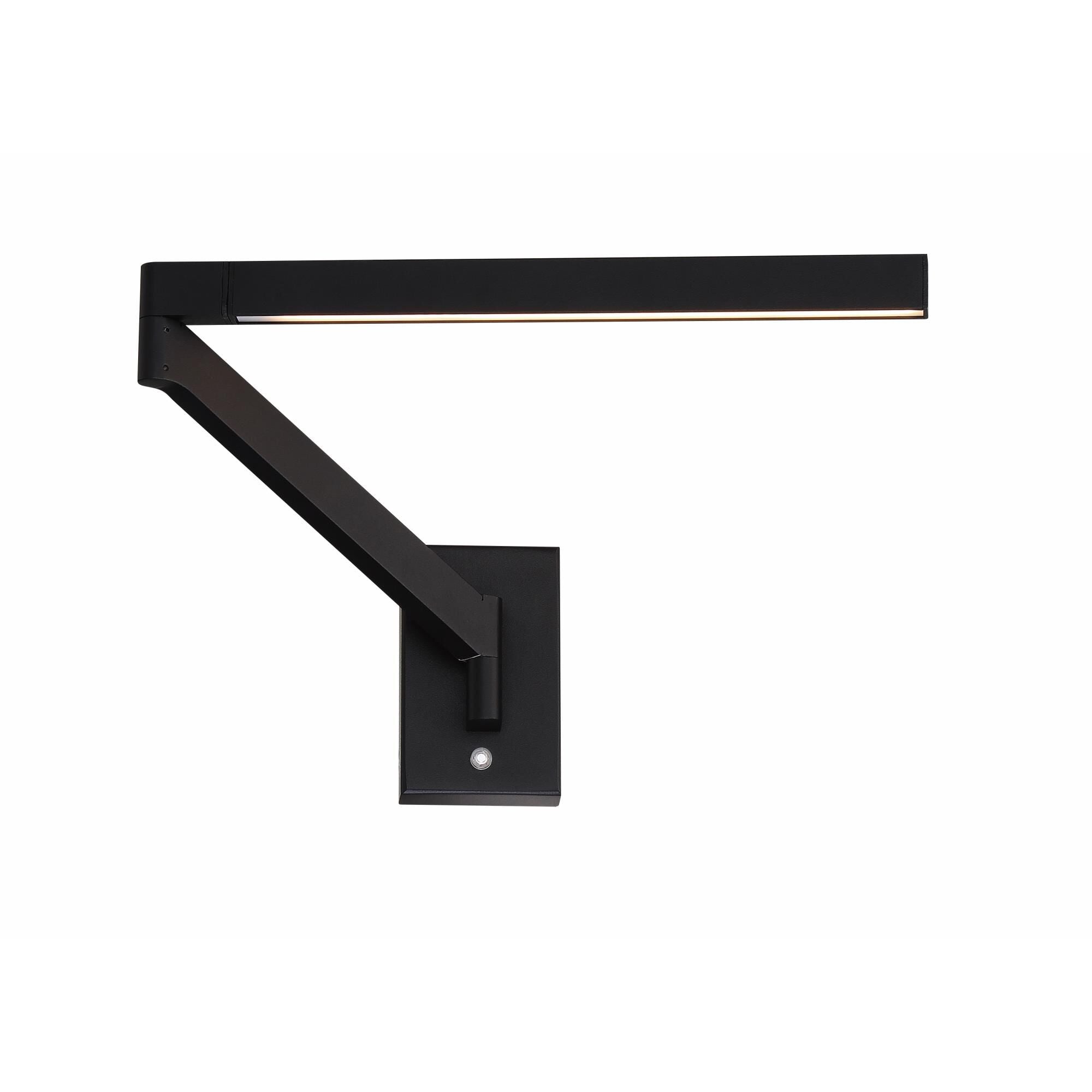 Modern Forms Beam LED Wall Swing Lamp Beam - BL-20922-BK - Modern Contemporary