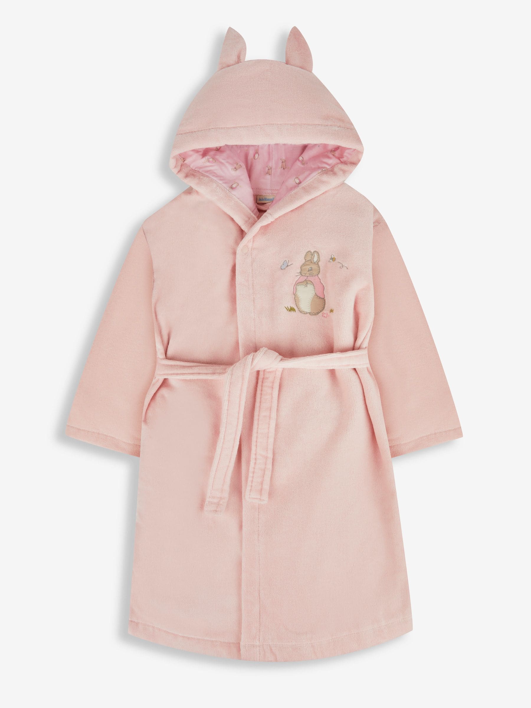 Pink Peter Rabbit Cotton Dressing Gown 6-12 Mths