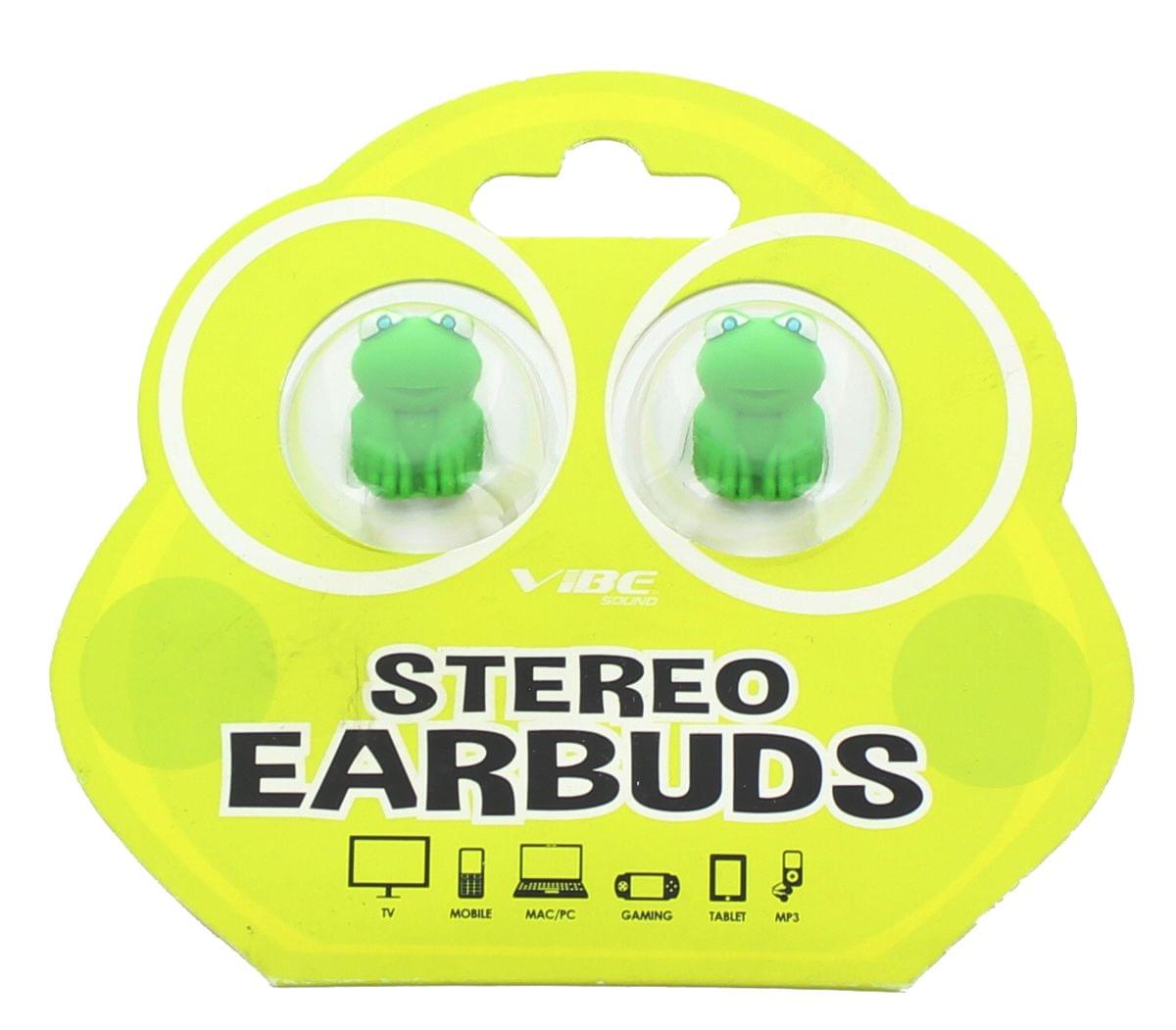 Vibe Molded Frog In-Ear Earbuds