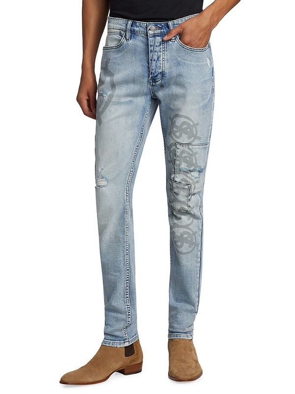 Men's Van Winkle Dollar Skinny Jeans - Denim - 38