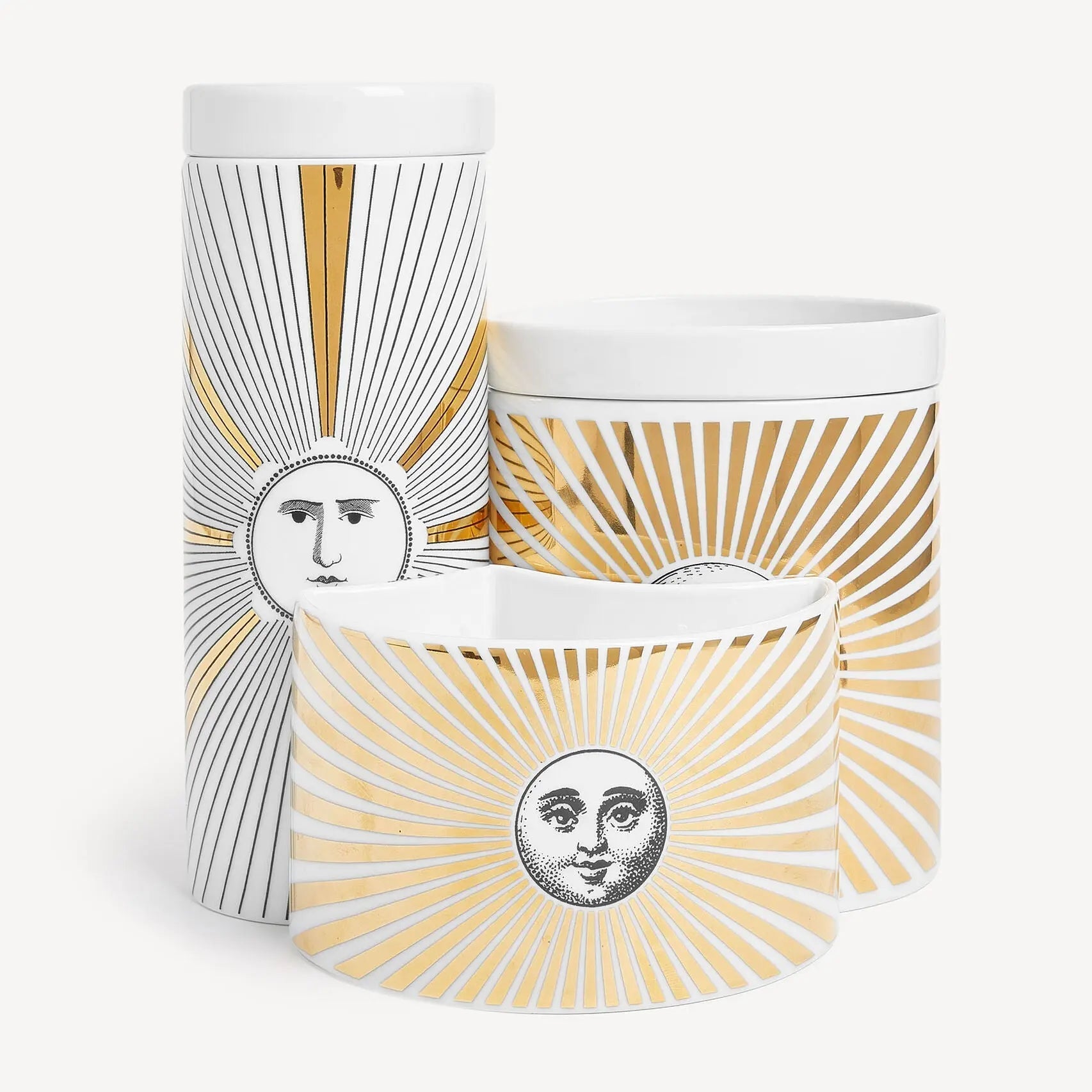 Fornasetti Mezitím Set Candles Alone Fornasetti - 2,4 kg Celkem 3 svíčky