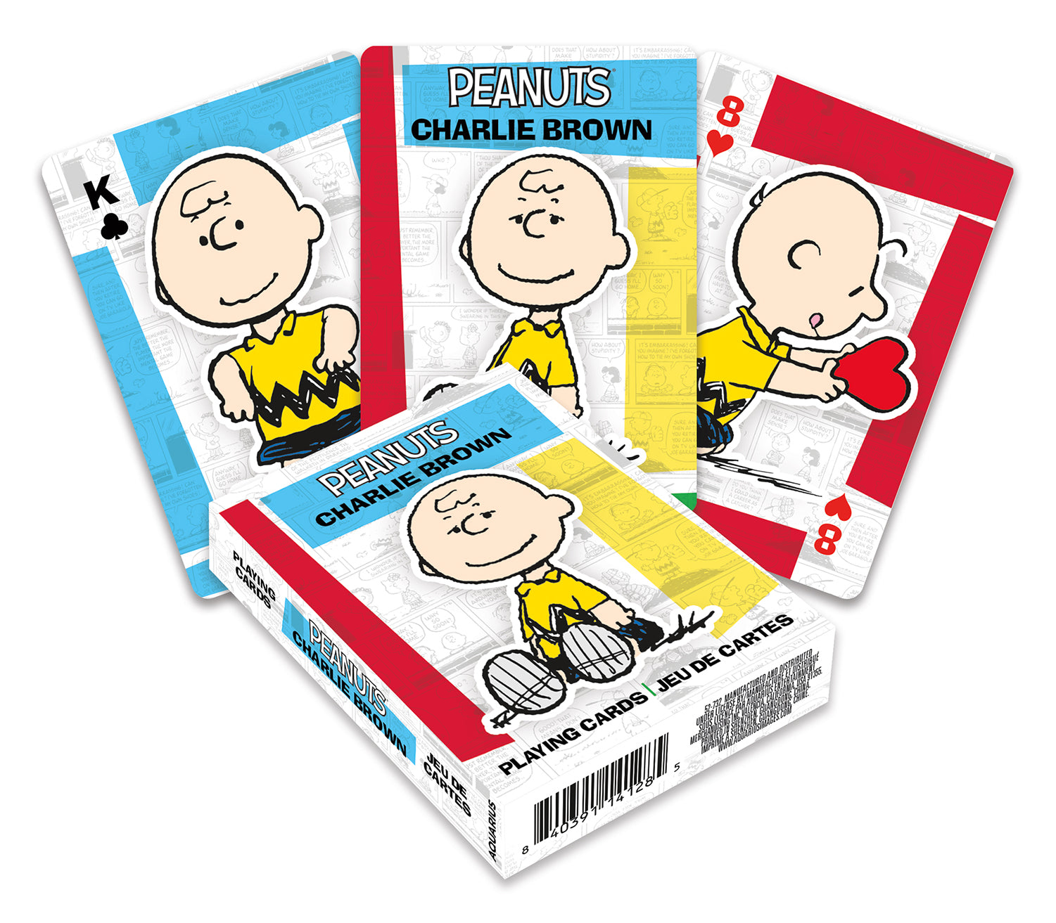 Peanuts Charlie Brown Playing Cards | 52 Card Deck + 2 Jokers