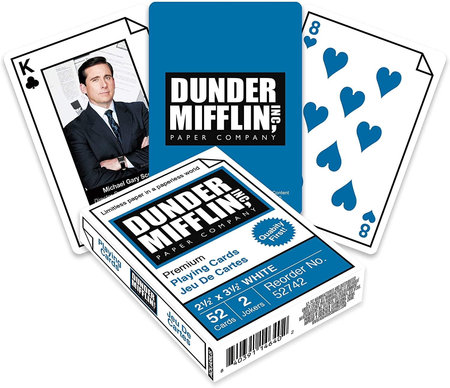The Office Dunder Mifflin Playing Cards | 52 Card Deck + 2 Jokers