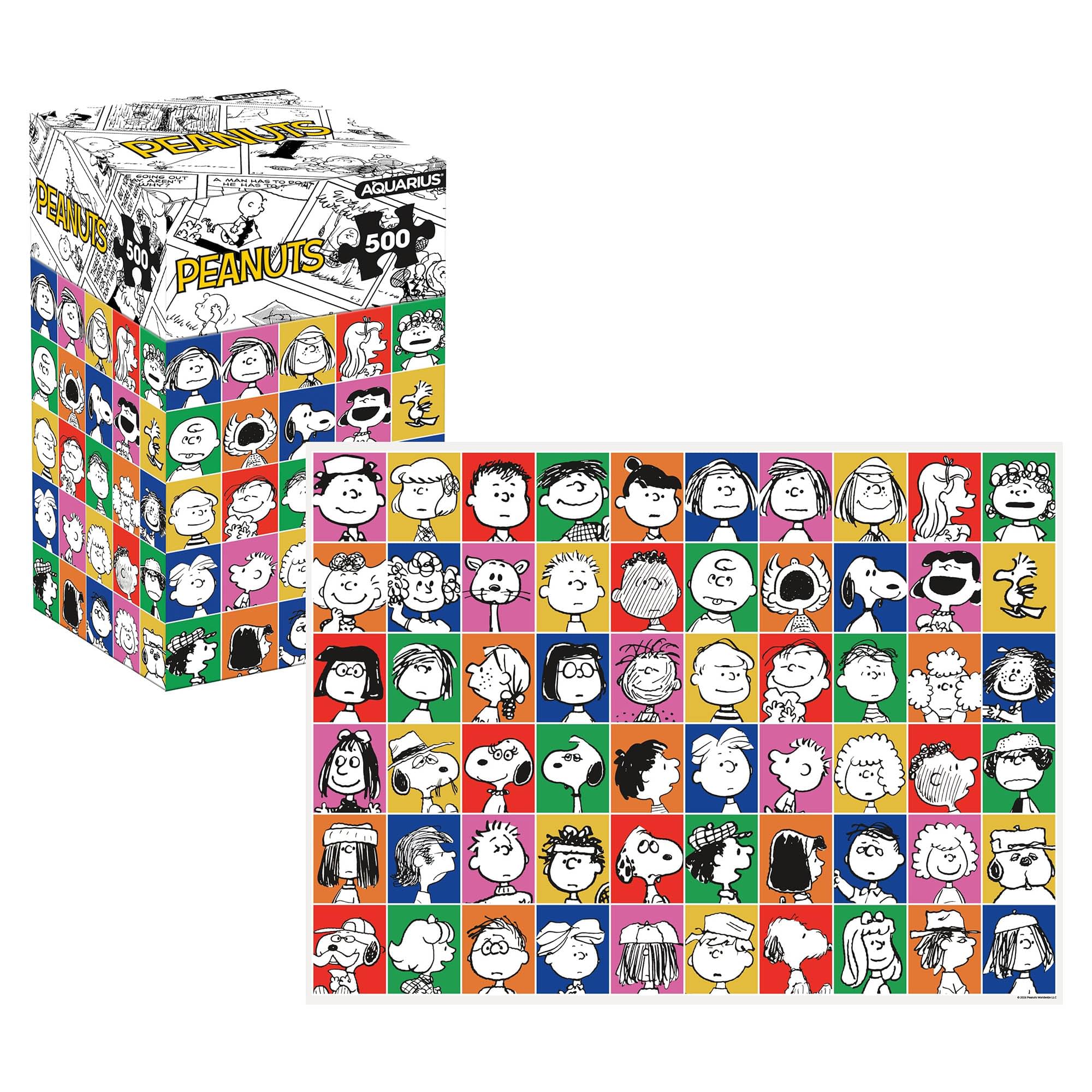 Peanuts Portraits 500 Piece Jigsaw Puzzle (Vertical Box)