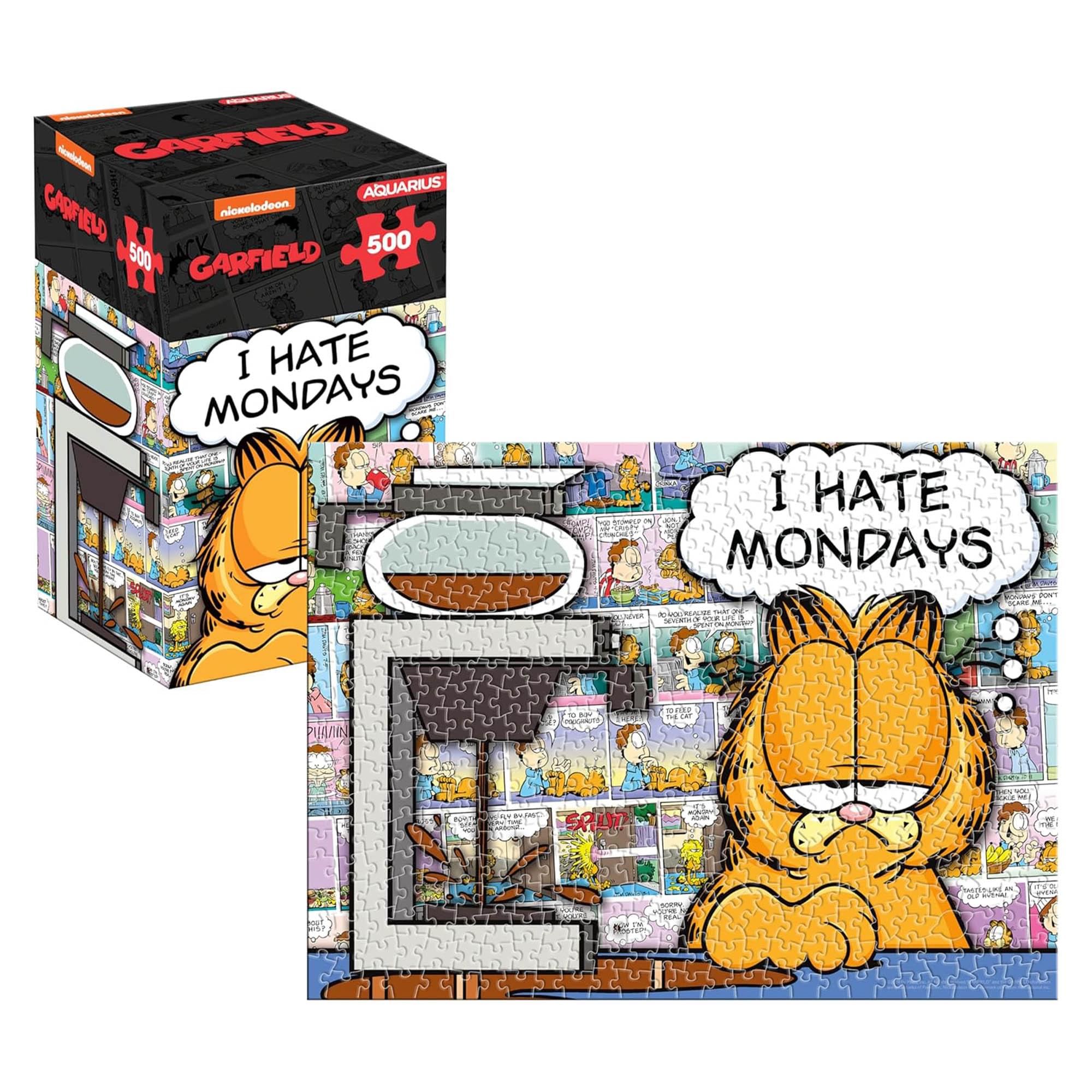 Garfield "I Hate Mondays" 500 Piece Jigsaw Puzzle (Vertical Box)