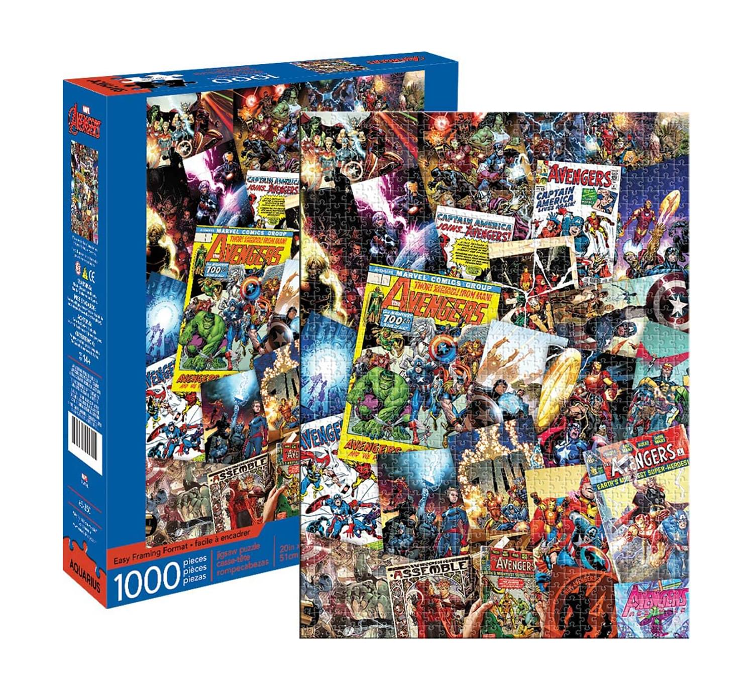 Marvel Avengers Comic Collage 1000 Piece Jigsaw Puzzle