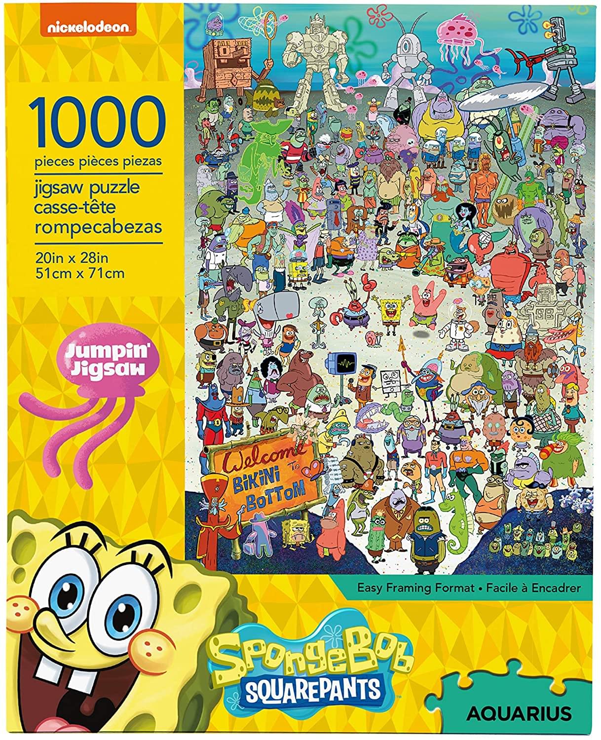 SpongeBob SquarePants Cast 1000 Piece Jigsaw Puzzle