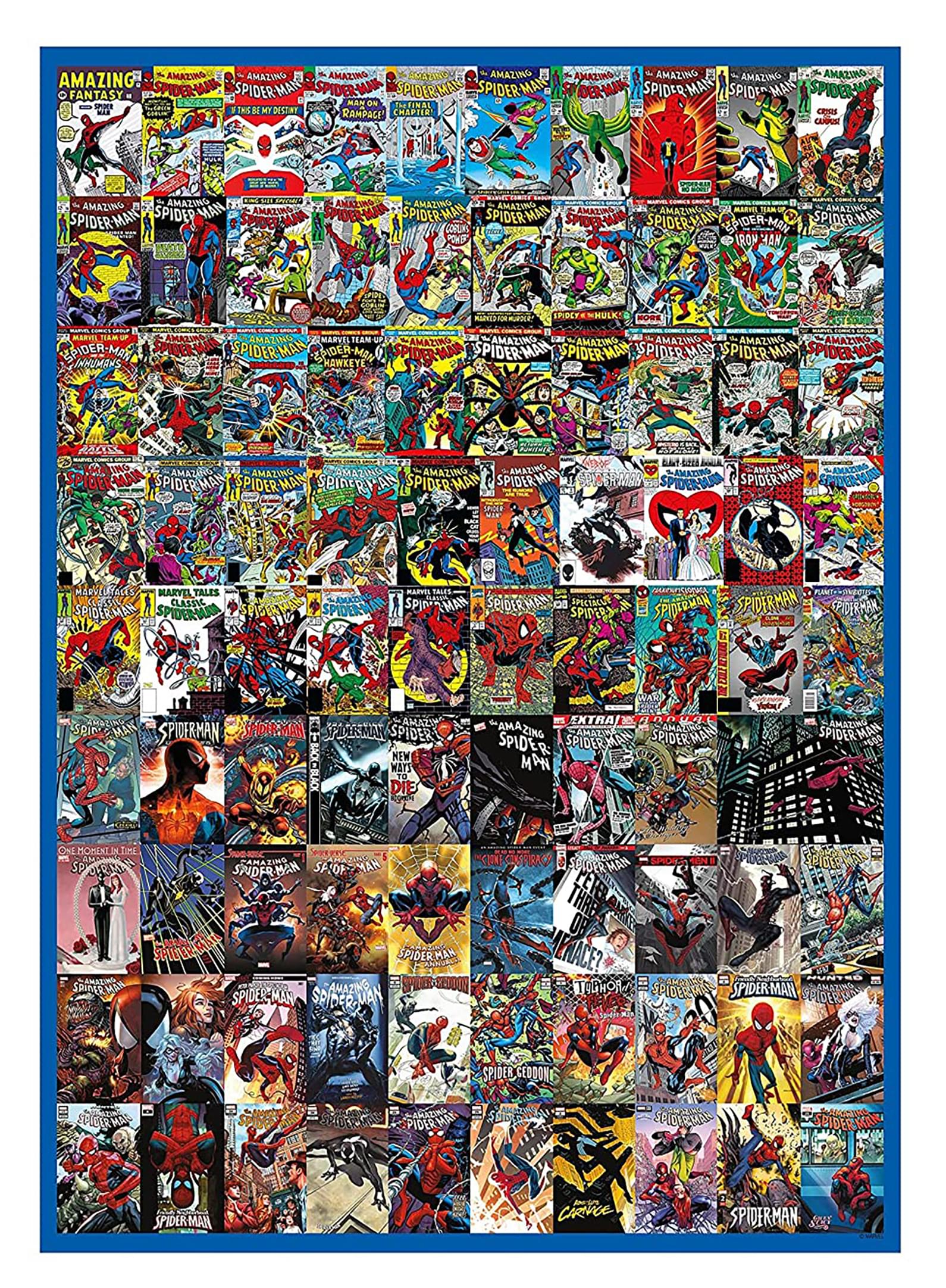 Marvel Spider-Man Covers 1000 Piece Jigsaw Puzzle
