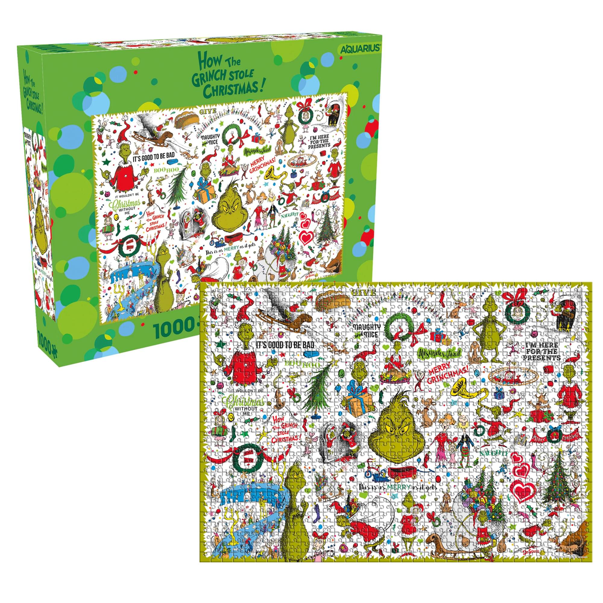 Dr. Seuss Grinch Christmas 1000 Piece Jigsaw Puzzle